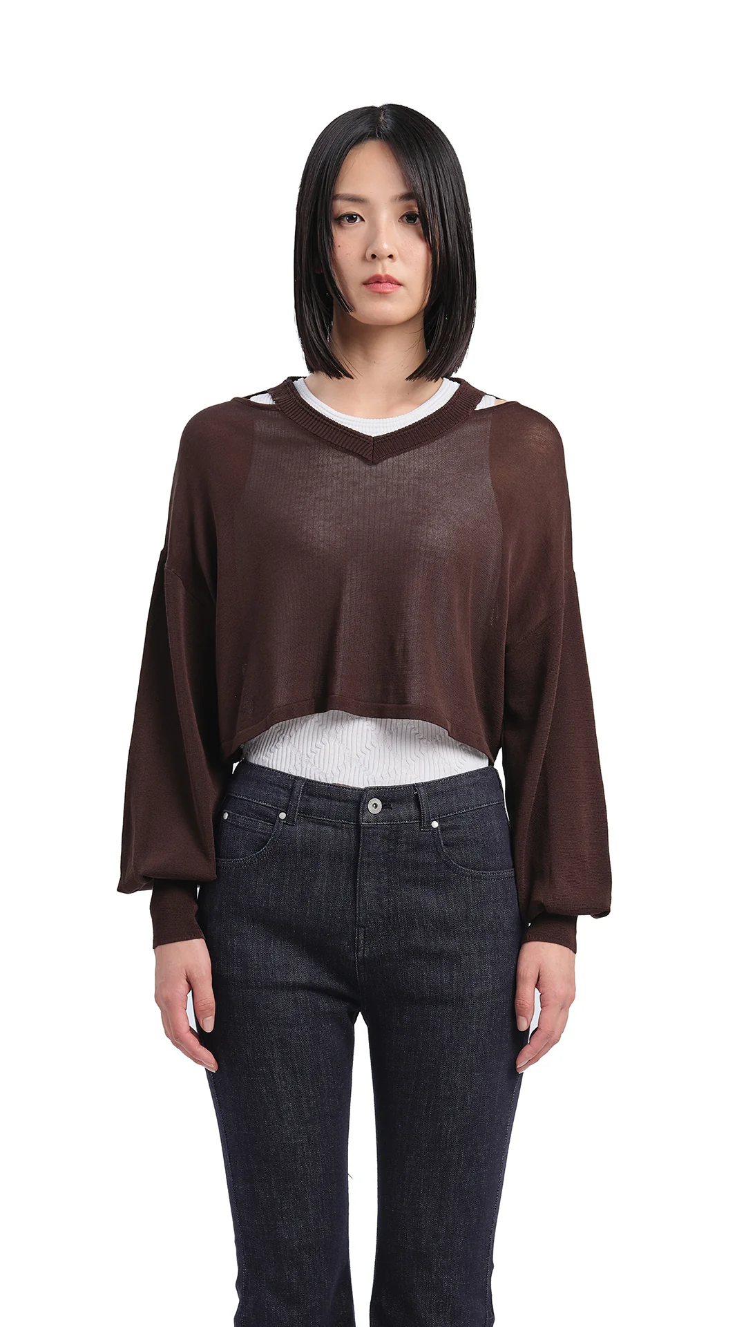 Cropped Sweater - Umamrii