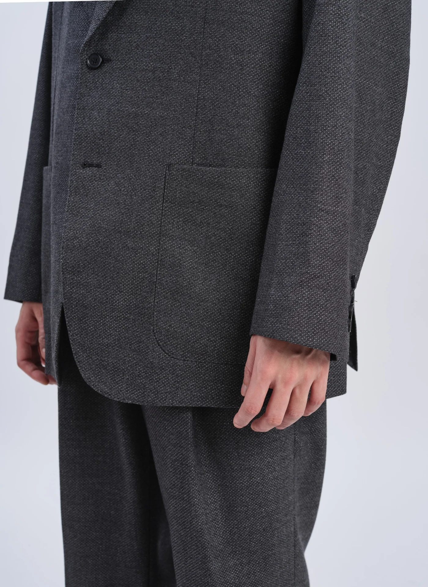 Marzotto Wool Full Constructed Single Breasted Suit Blazer - Umamrii
