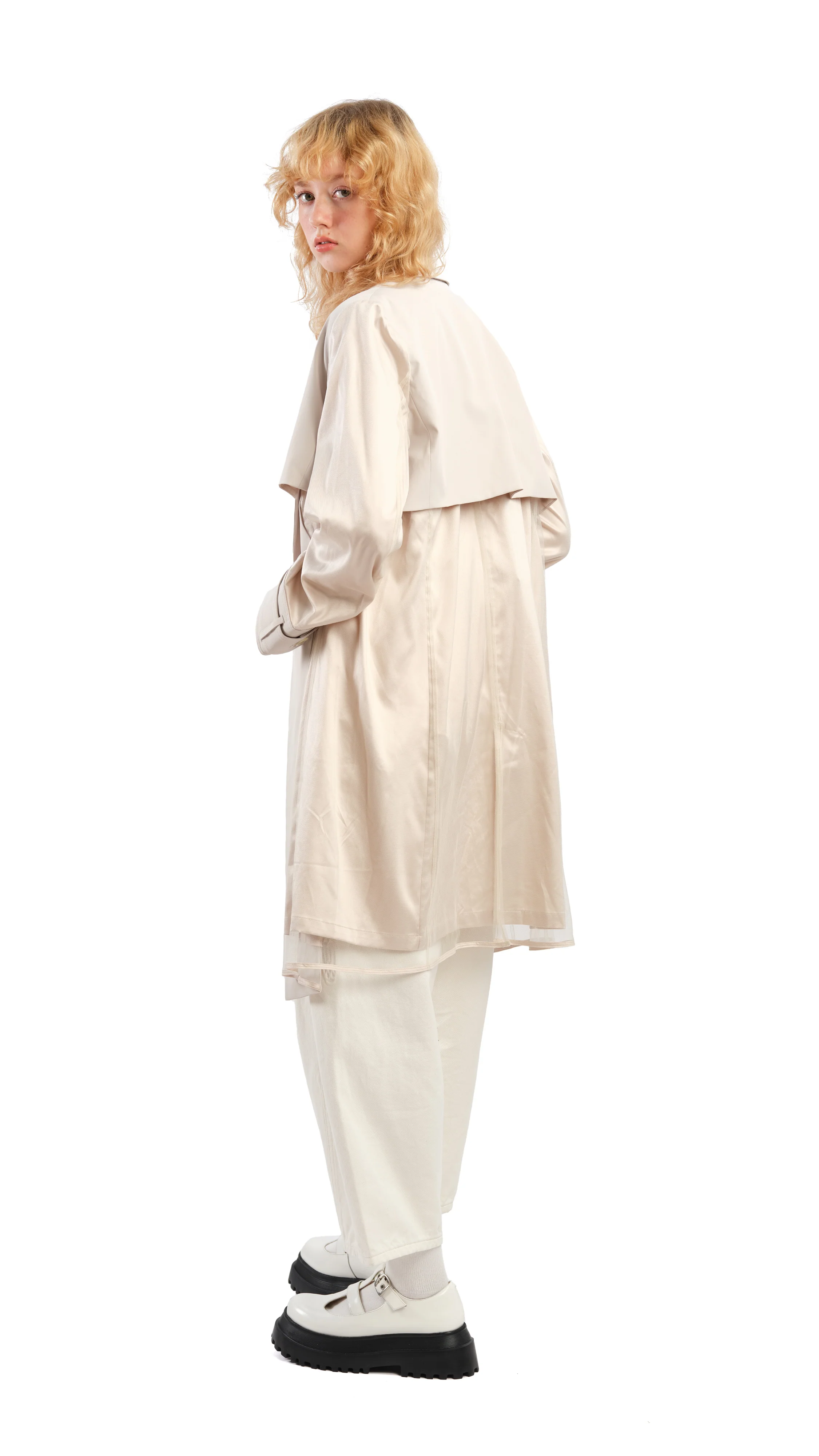 Mesh Trench Coat - Umamrii