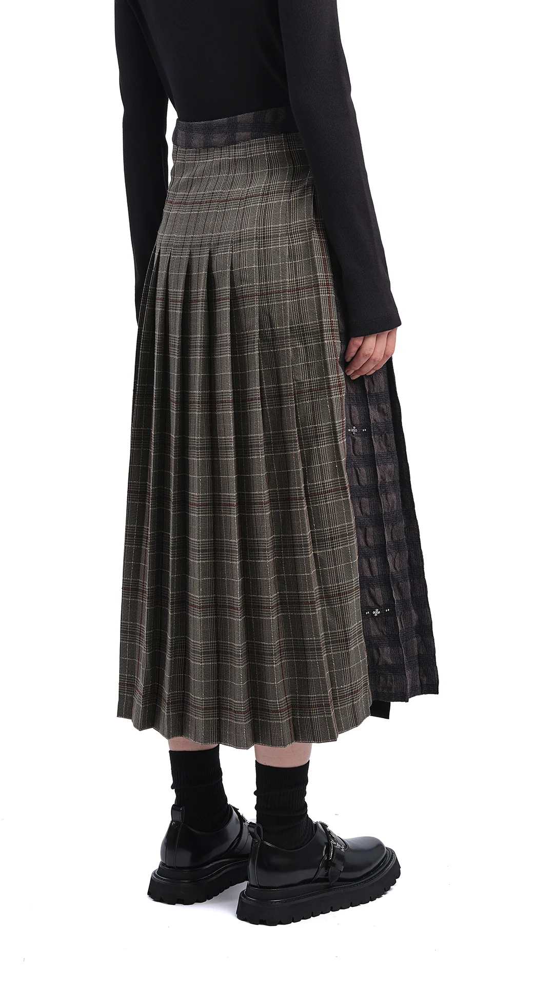 Checker Studs Hostess Skirt - Umamrii