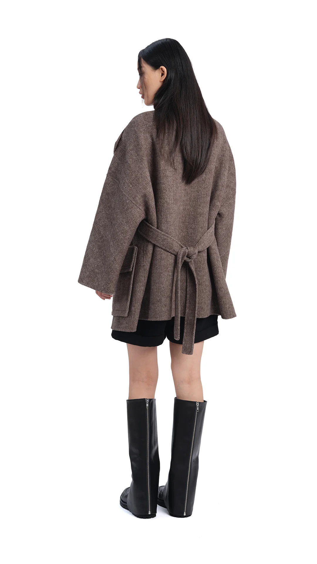 Herringbone Double Face Jacket - Umamrii