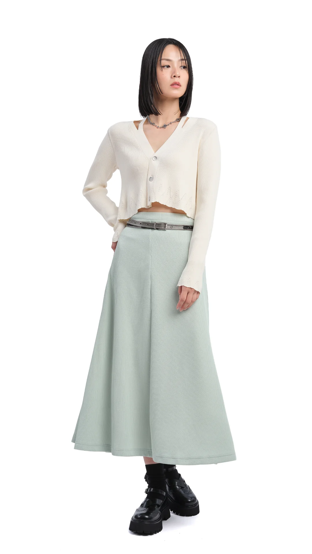 Cutout Cardigan - Umamrii