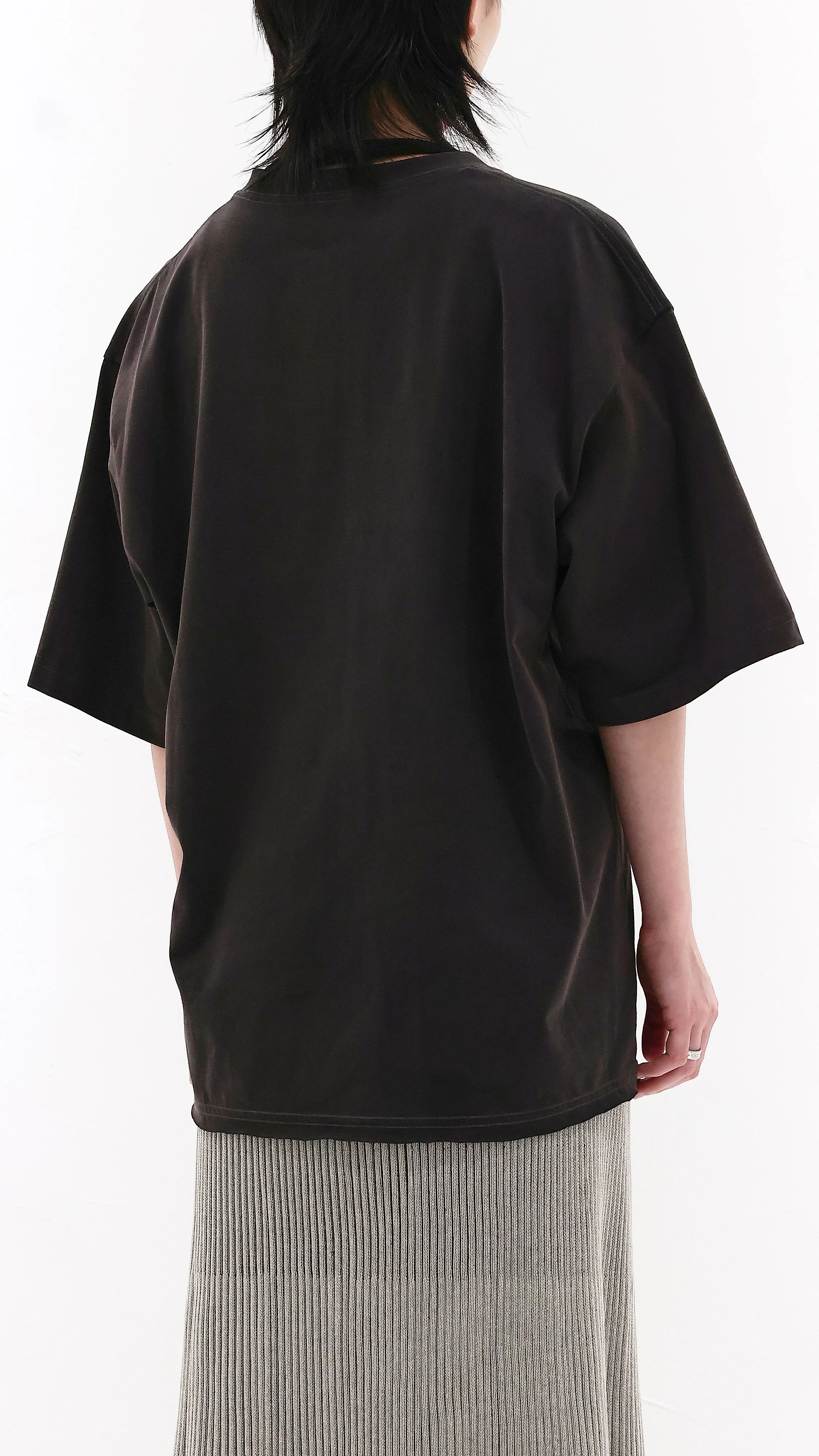 INITIAL x Little Thunder Oversize Washed Print-Tee - Umamrii