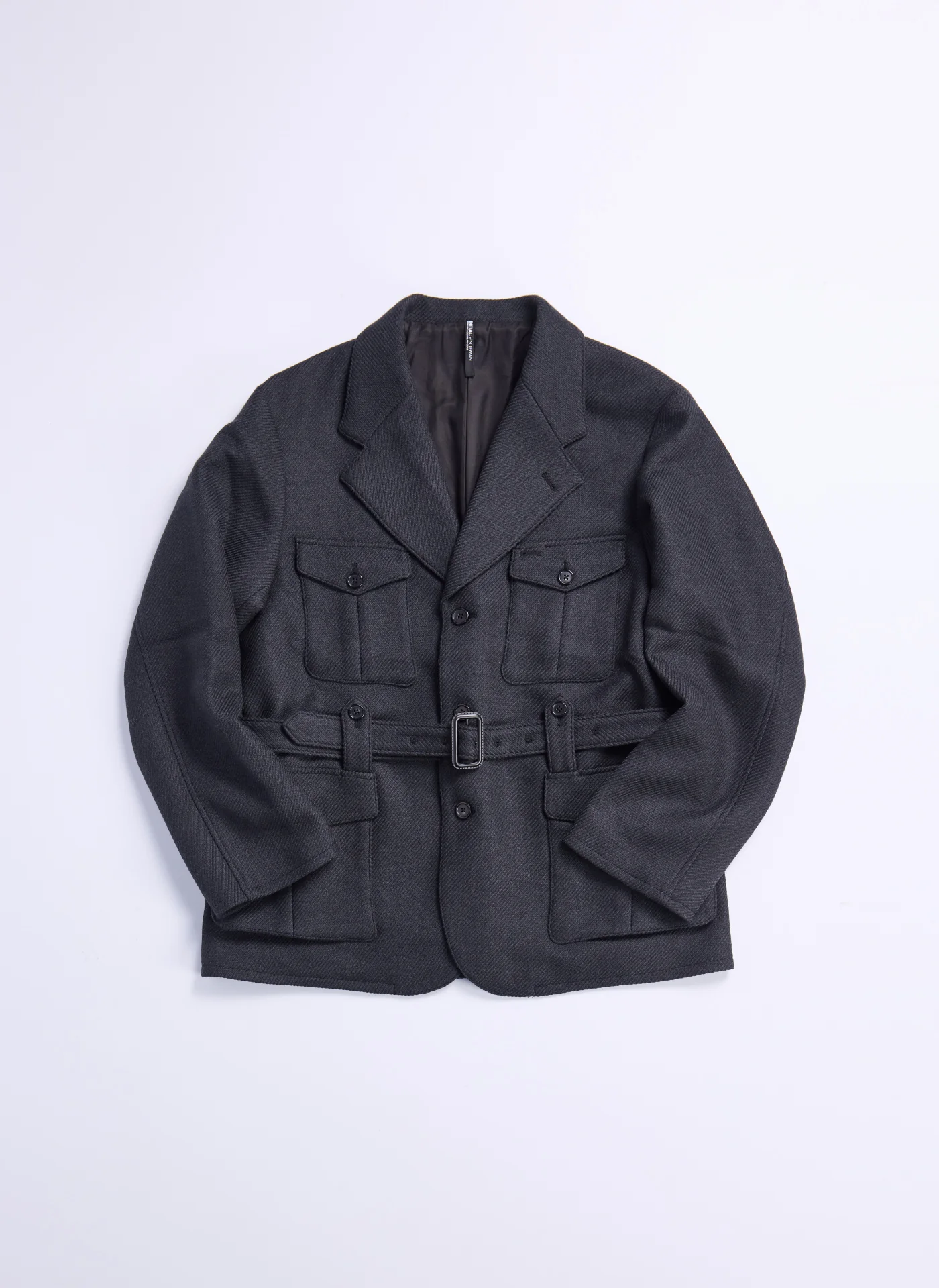 Marzotto Wool Single Breasted Soft Hunting Blazer - Umamrii