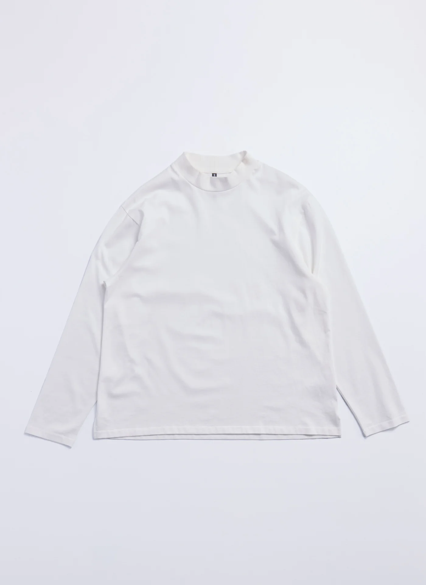 Mercerized Cotton Mock Neck Tee (T-05) - Umamrii