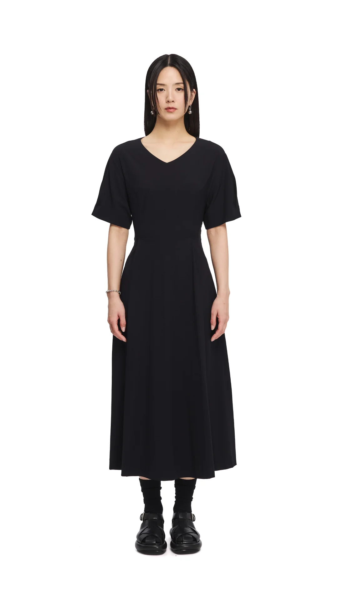 Back Ribbon Maxi Dress - Umamrii