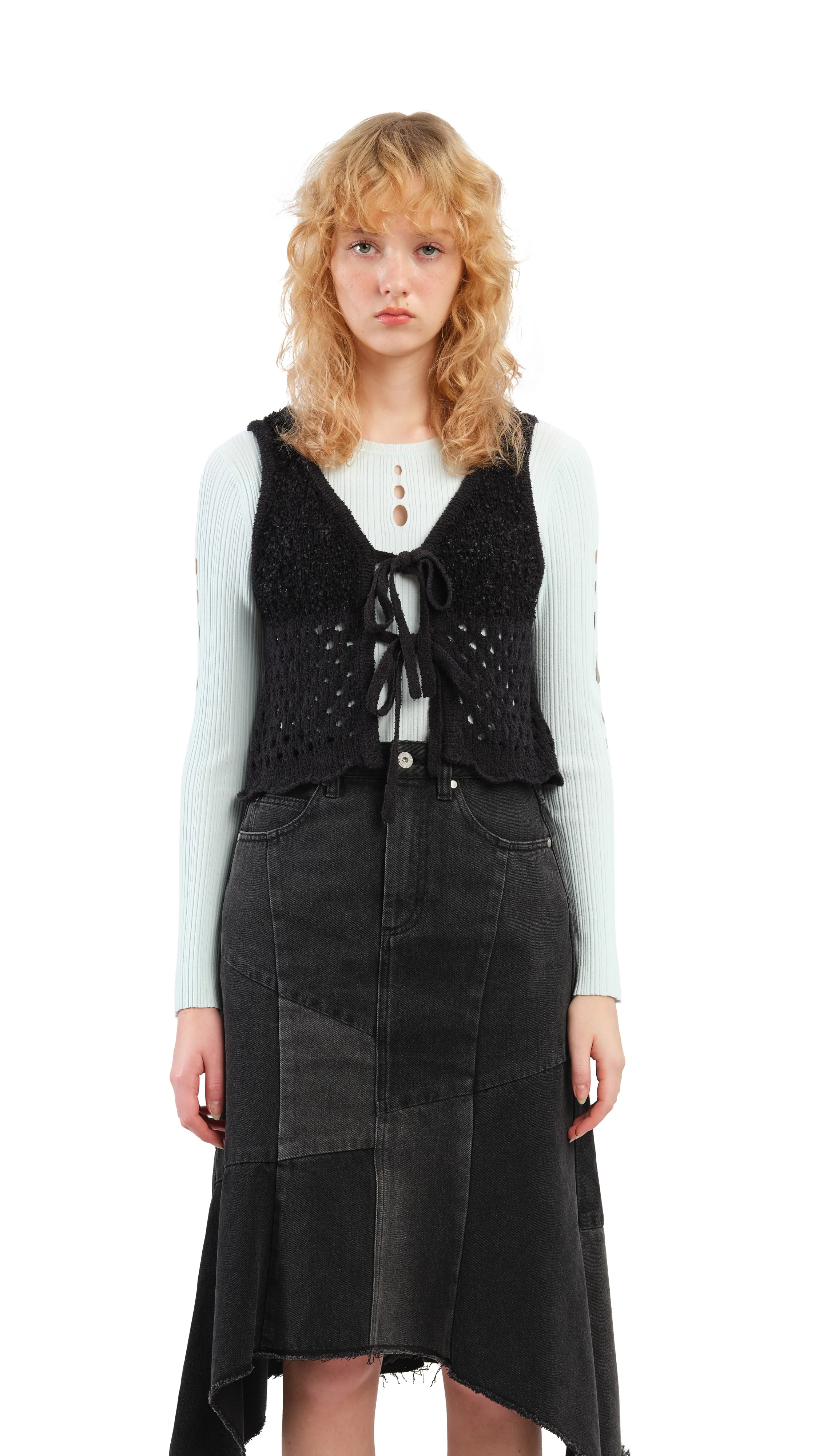 Fancy Knit Vest - Umamrii