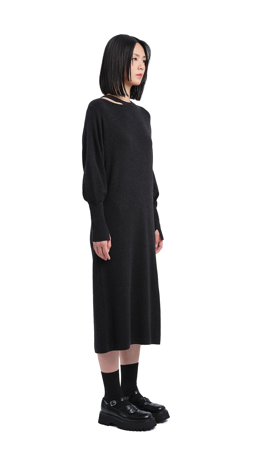 Biella Wool Knit Dress - Umamrii