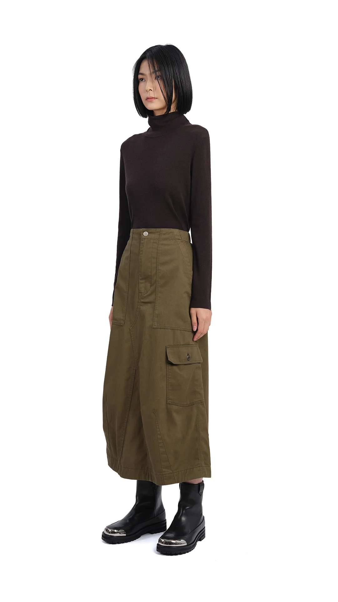 Fatigue Midi Skirt - Umamrii
