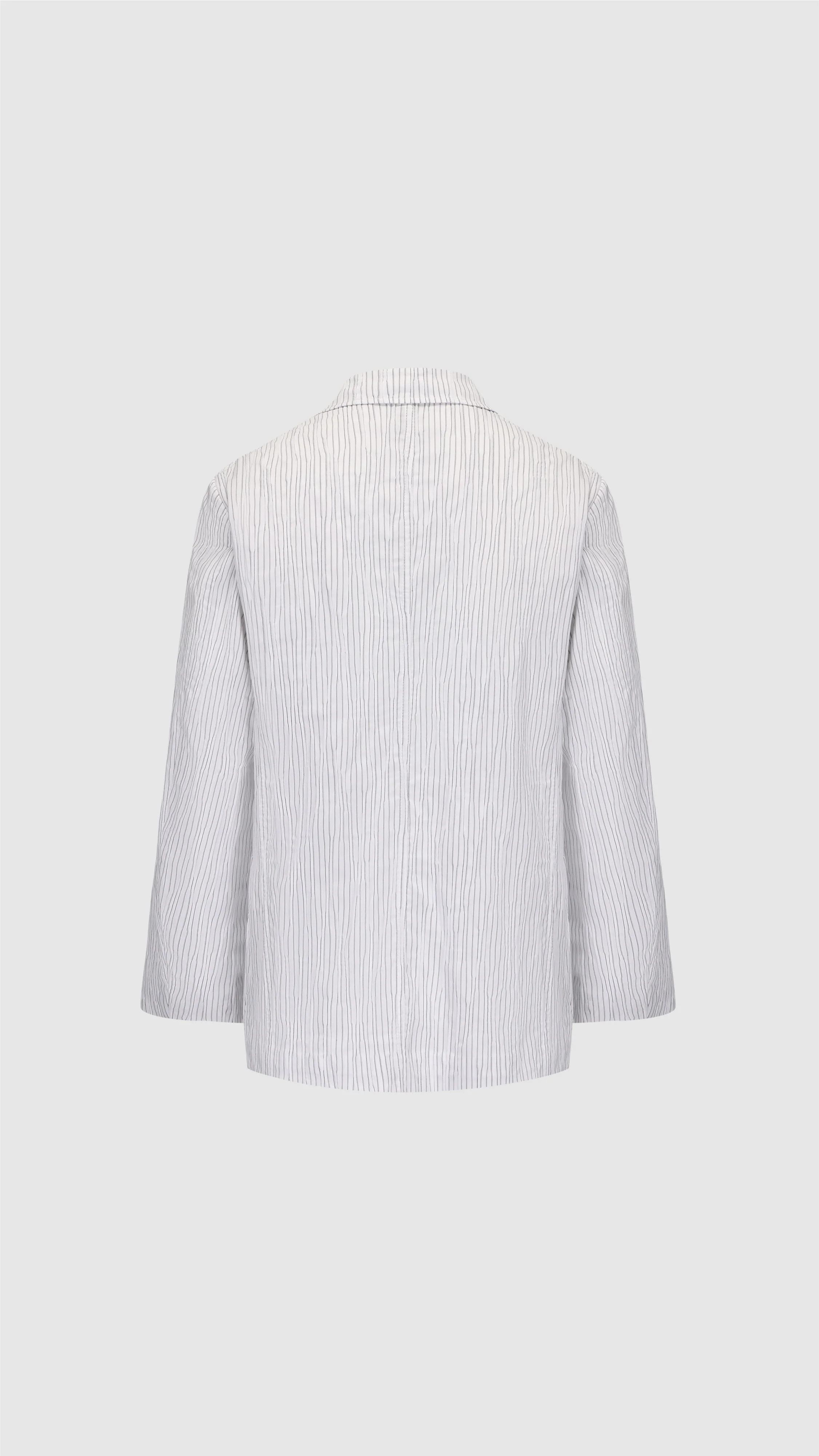 Distort Cotton Dobby Cloth Double Breasted Blazer - Umamrii