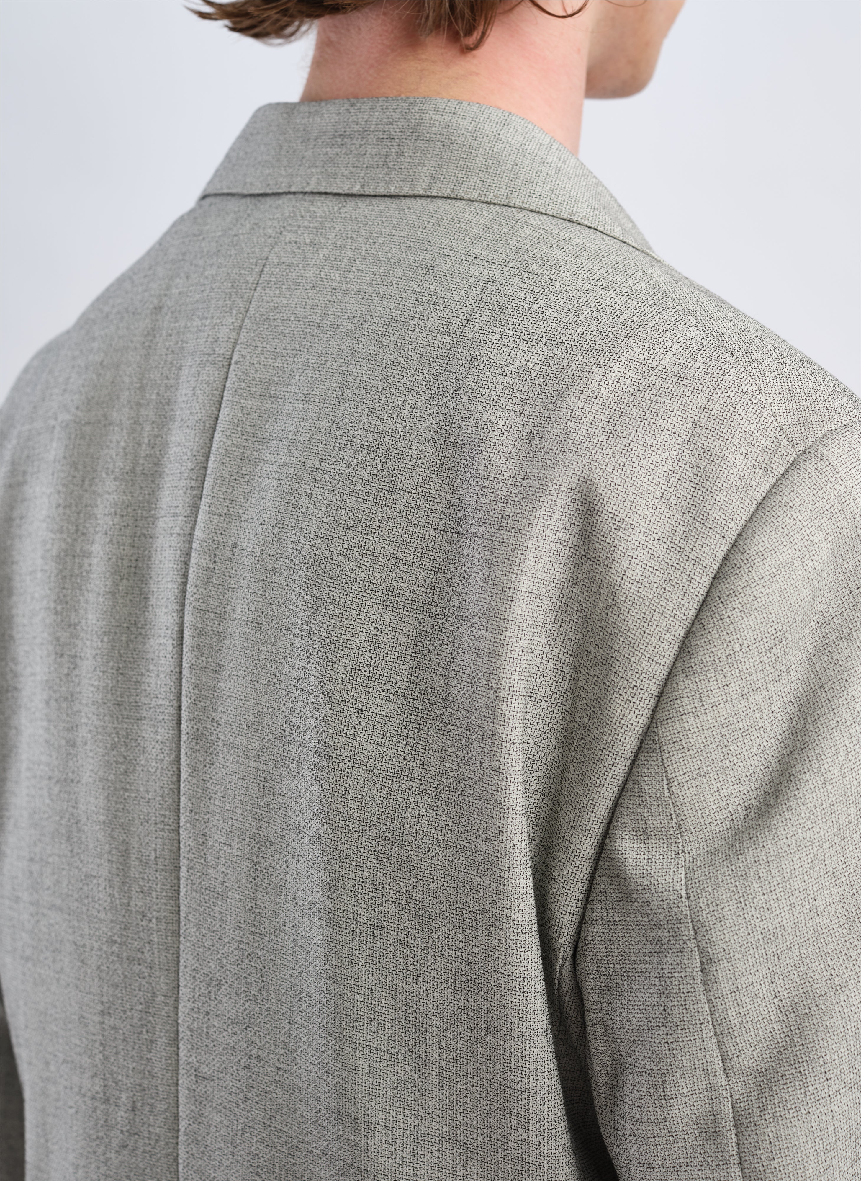 Marzotto Organic Wool Full Constructed Single Breasted Suit Blazer - Umamrii