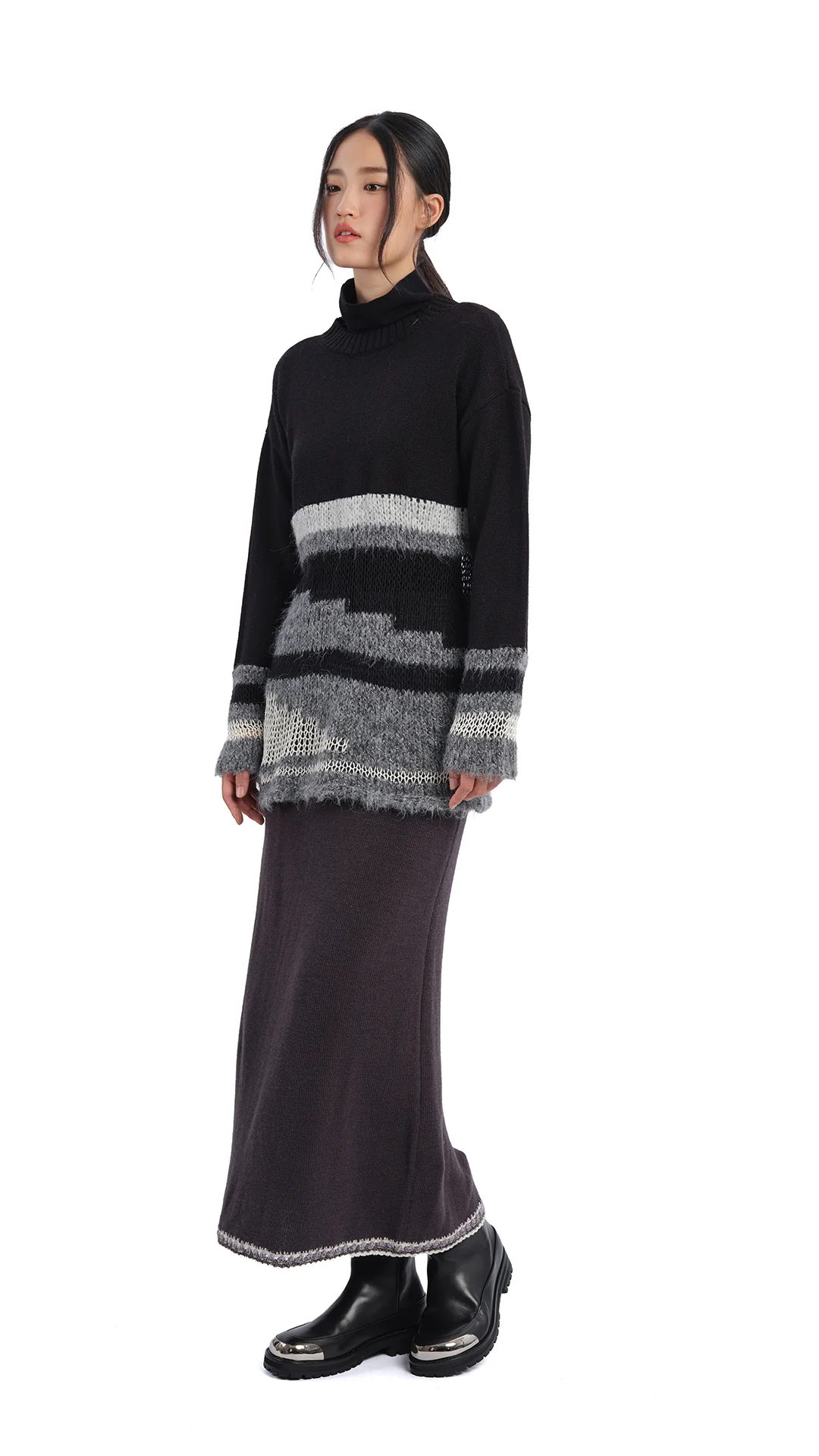 Mix Yarn Sweater - Umamrii