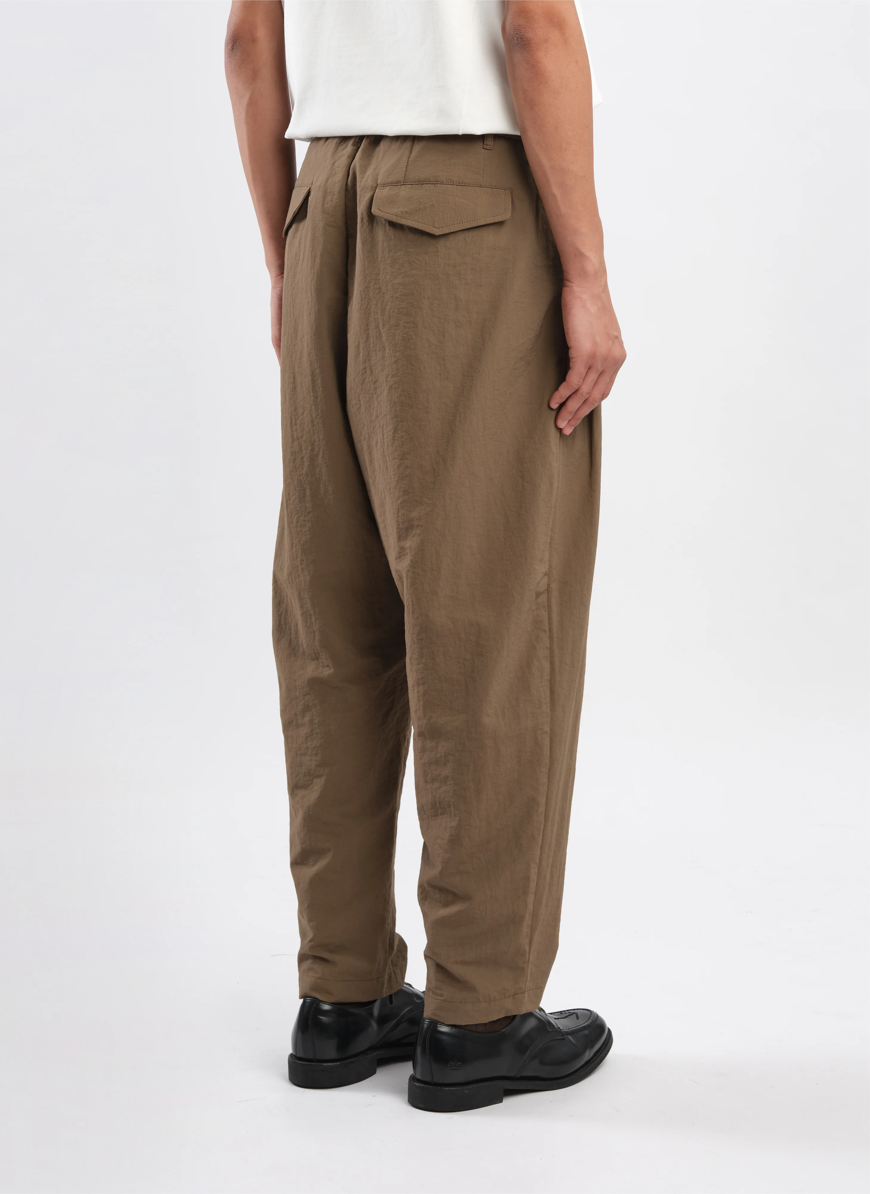 Polyester Rayon Business Resort Wide Tapered Pants (P-12) - Umamrii