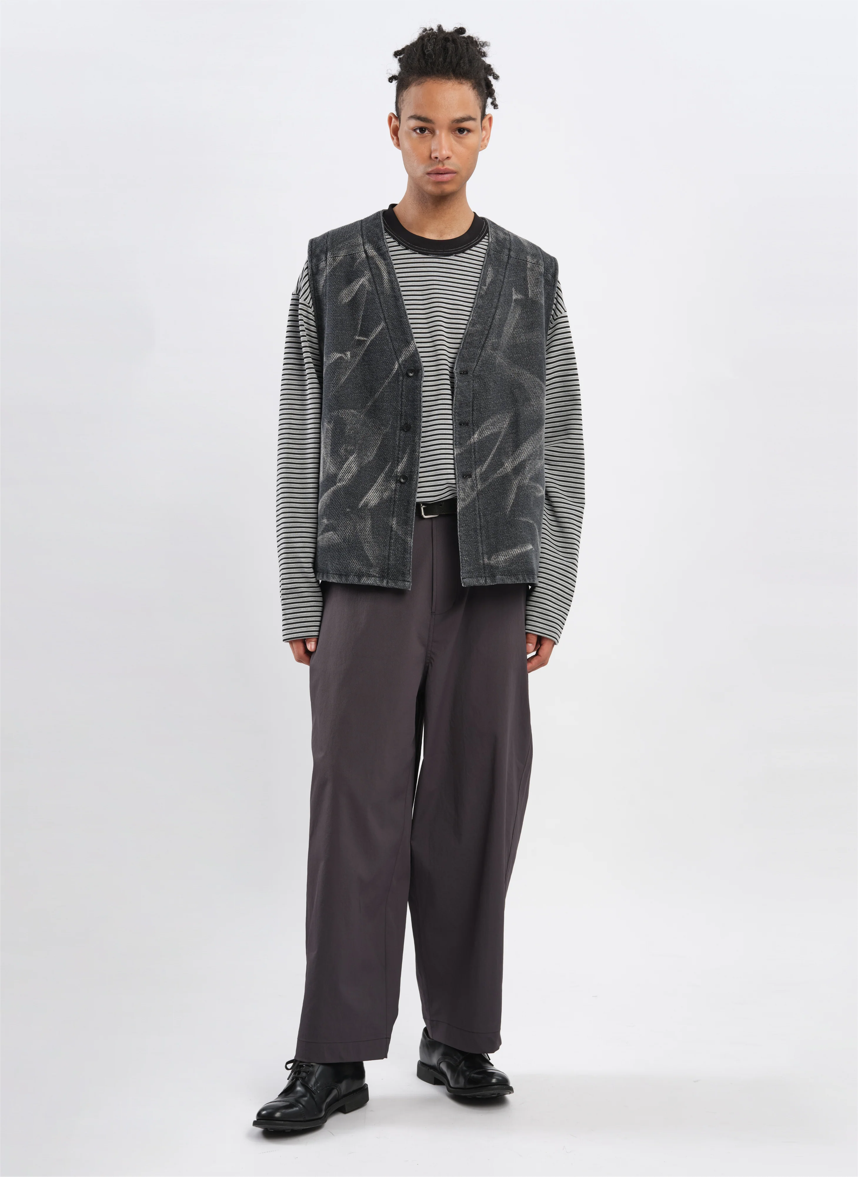 Cotton Polyester Jersey Waistcoat - Umamrii