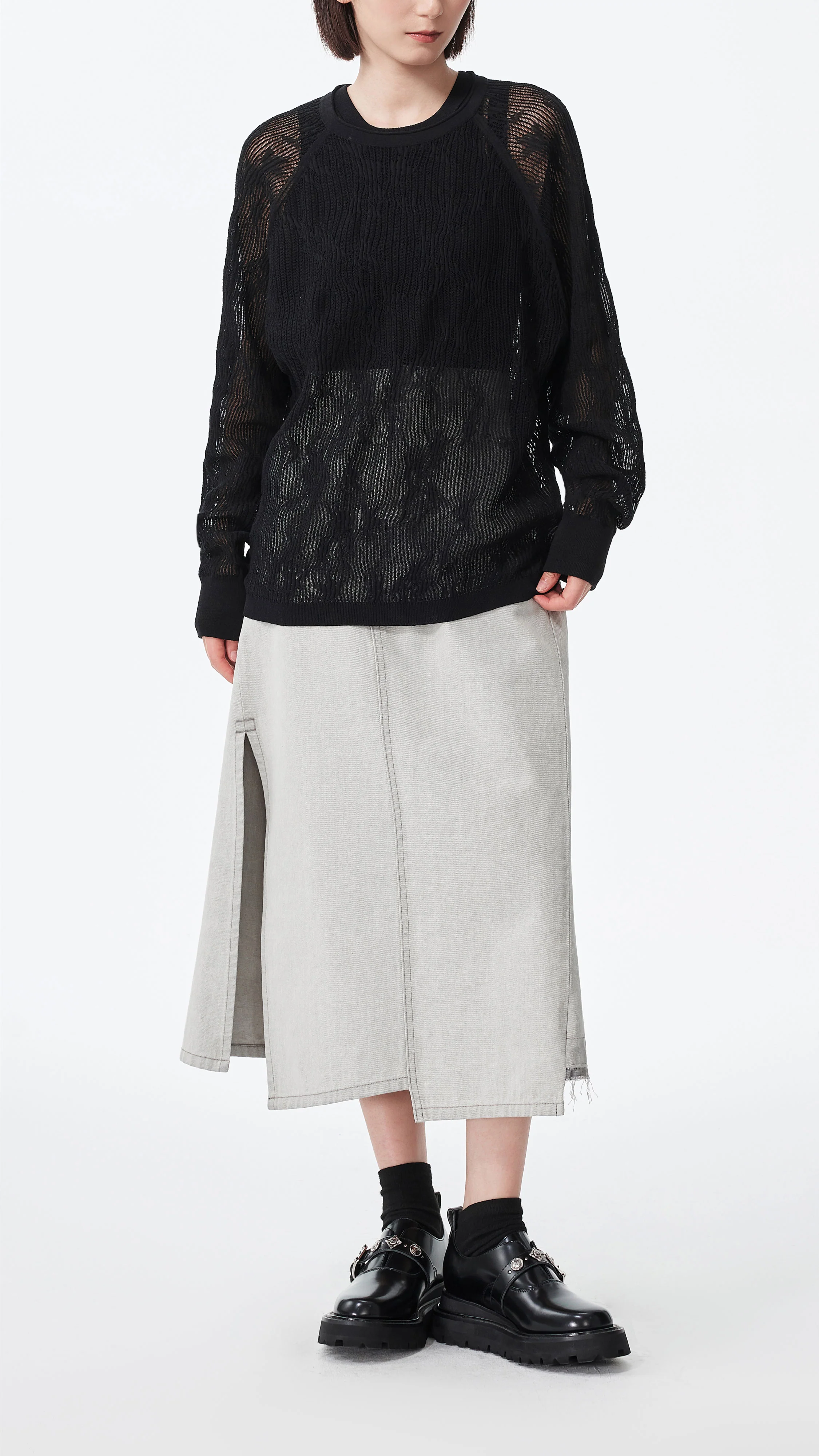 Fancy Knit Pullover - Umamrii