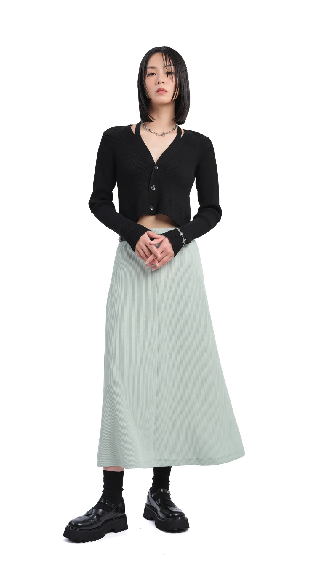 Cutout Cardigan - Umamrii