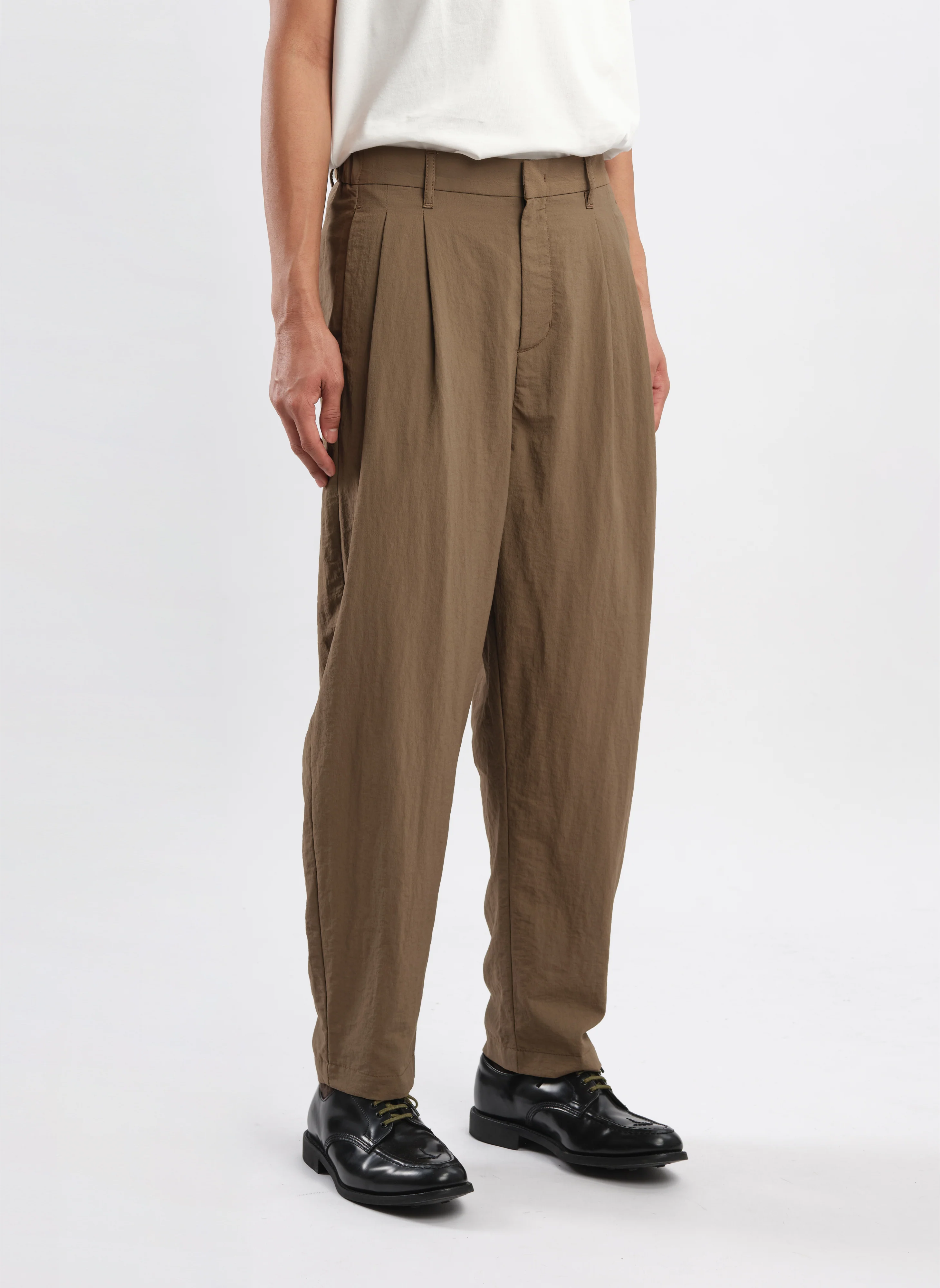 Polyester Rayon Business Resort Wide Tapered Pants (P-12) - Umamrii