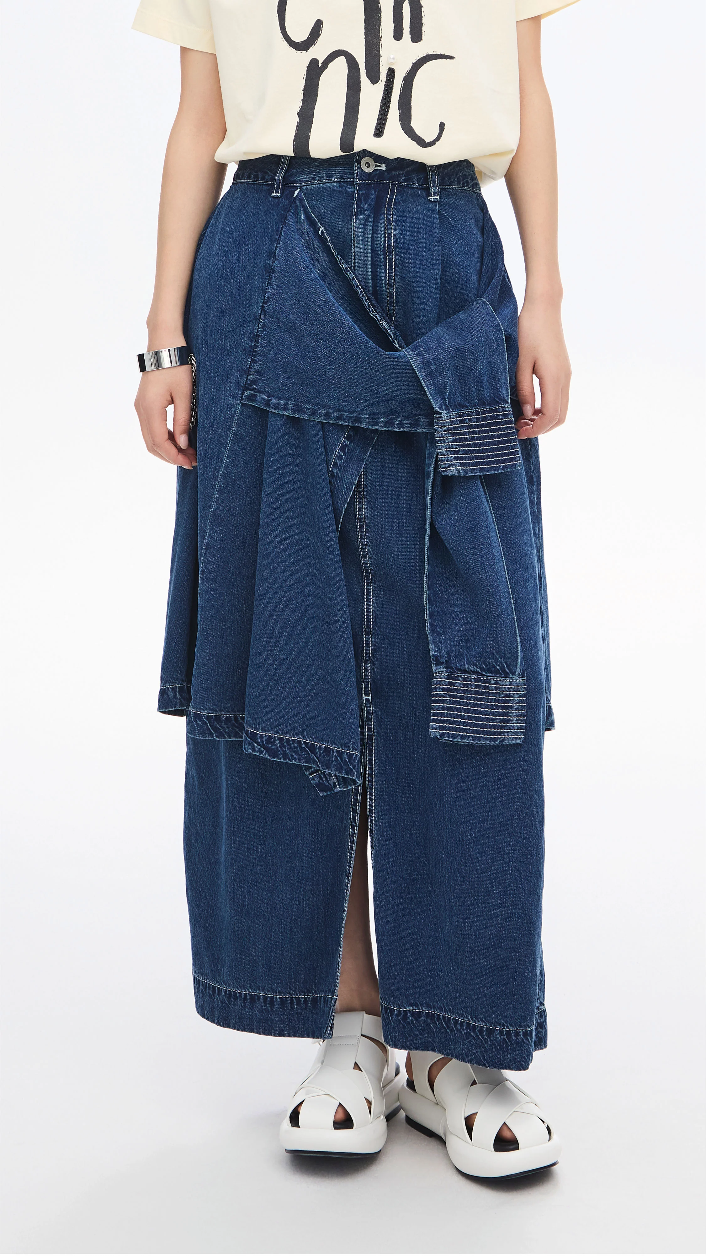 Rebuilt Denim Skirt - Umamrii