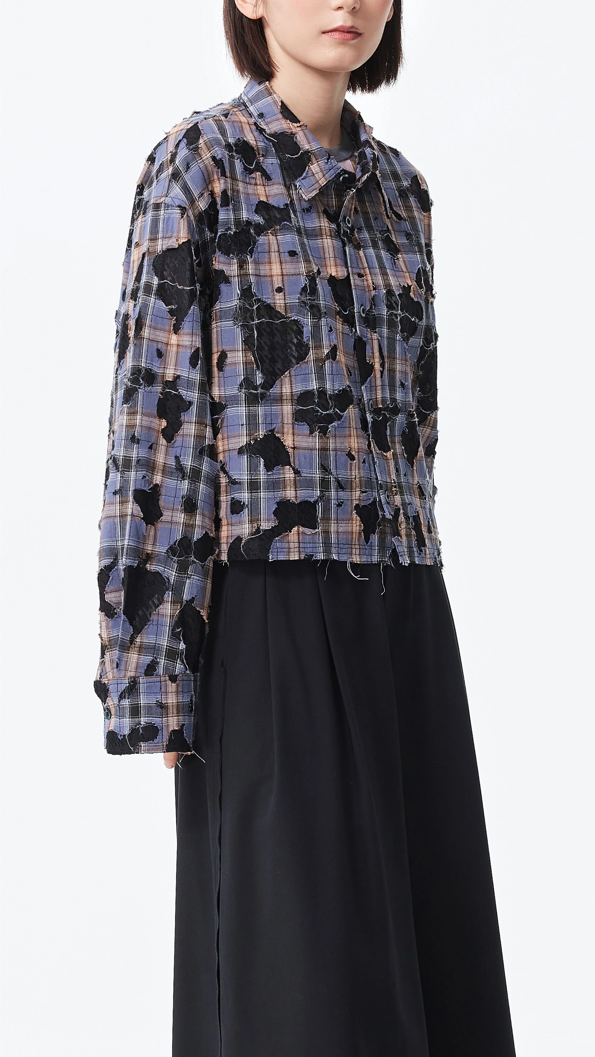 Patchwork Lace Shirt - Umamrii