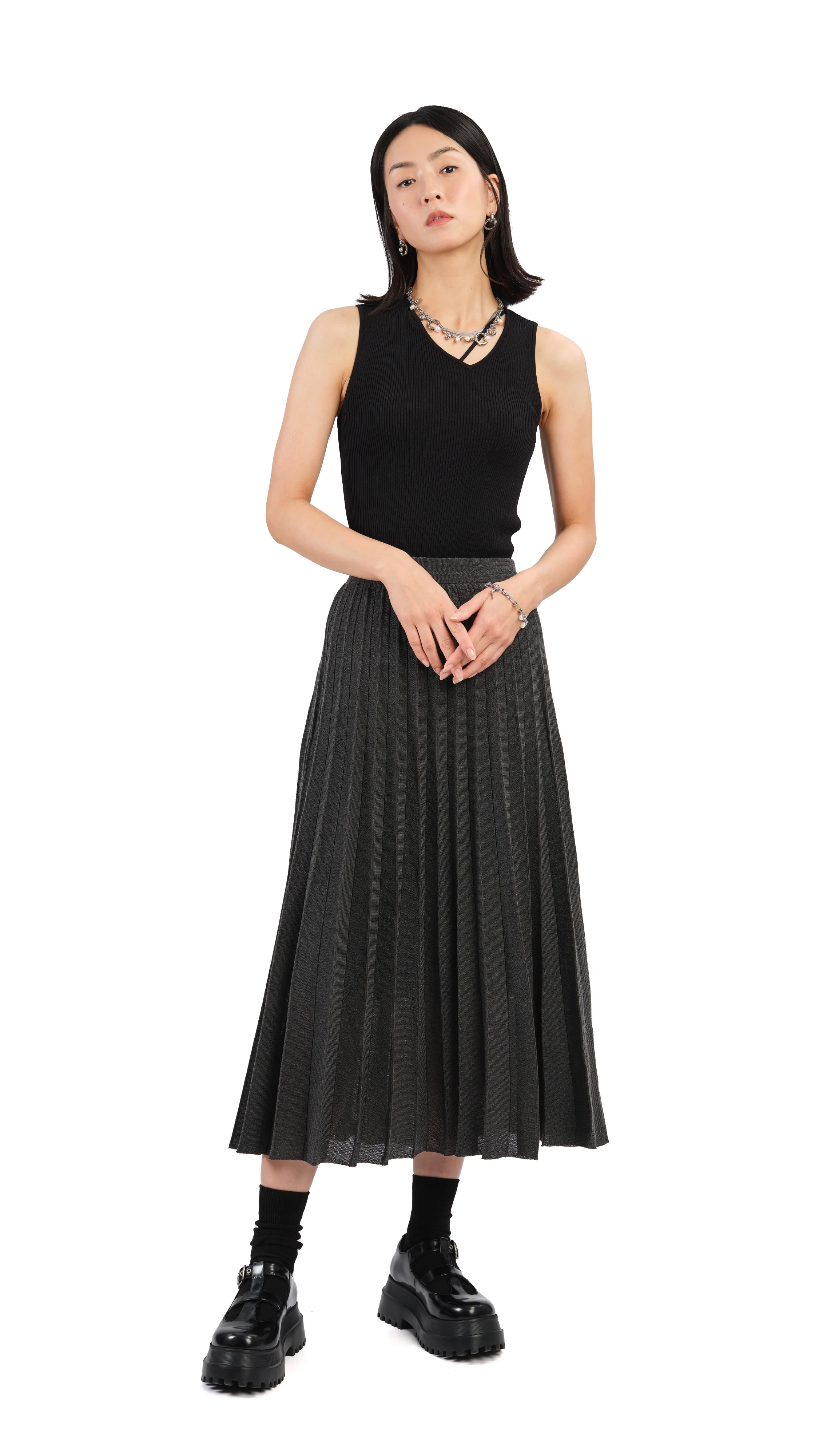 Sheer Knit Skirt - Umamrii