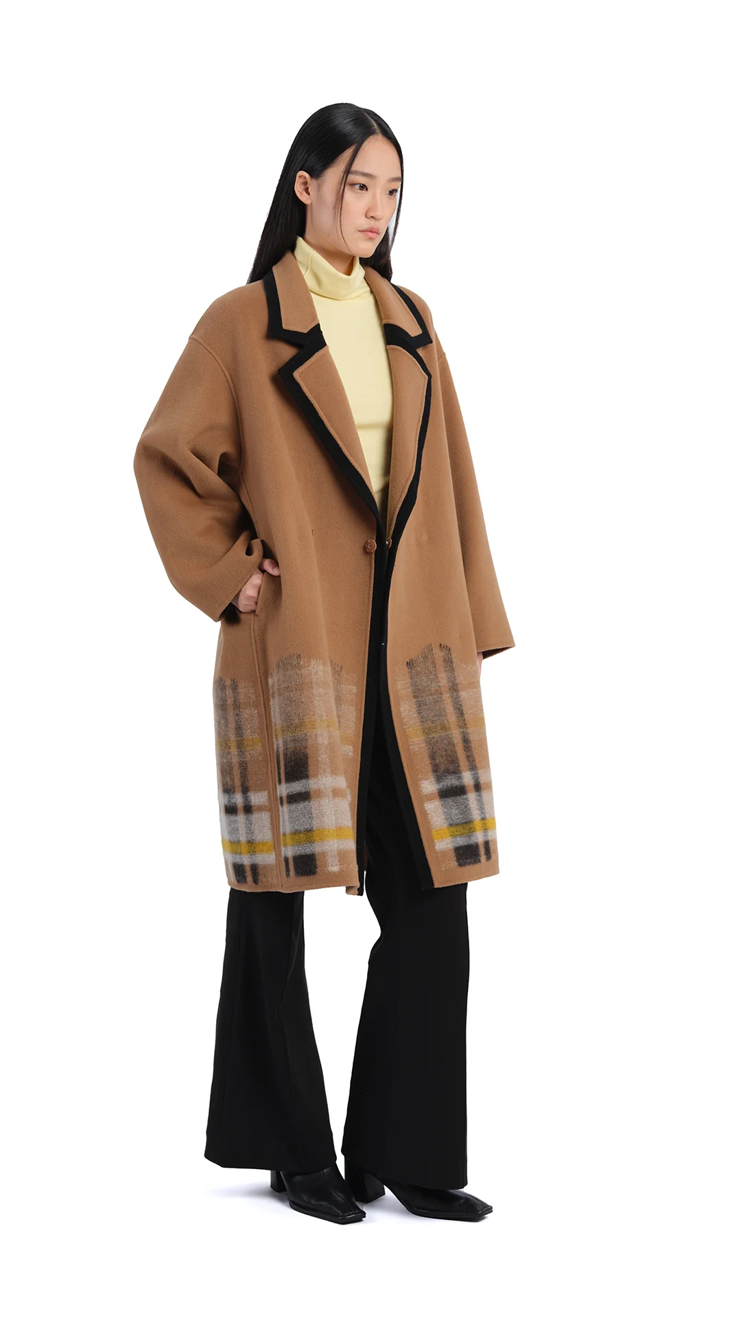 Needle Punch Double Face Coat - Umamrii