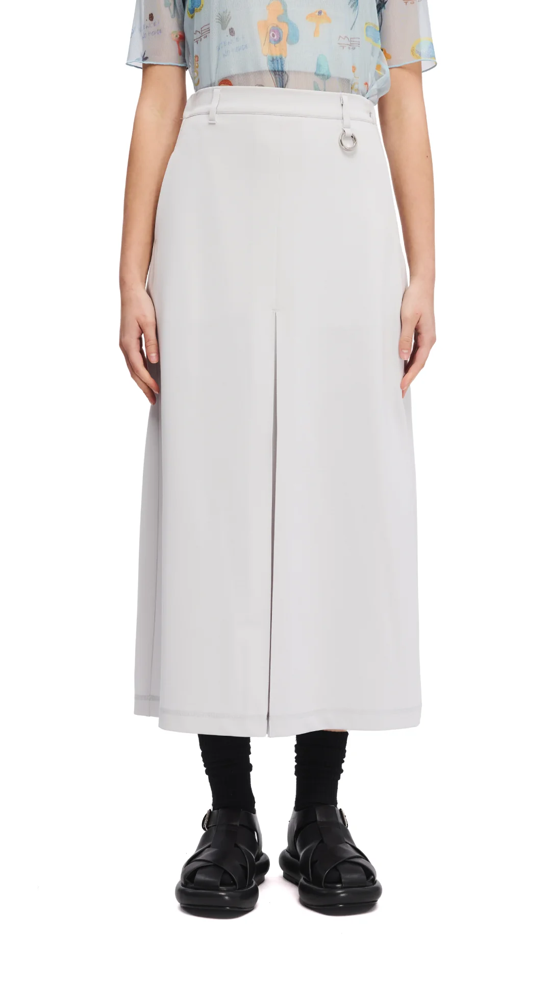 Pleated Midi Skirt - Umamrii