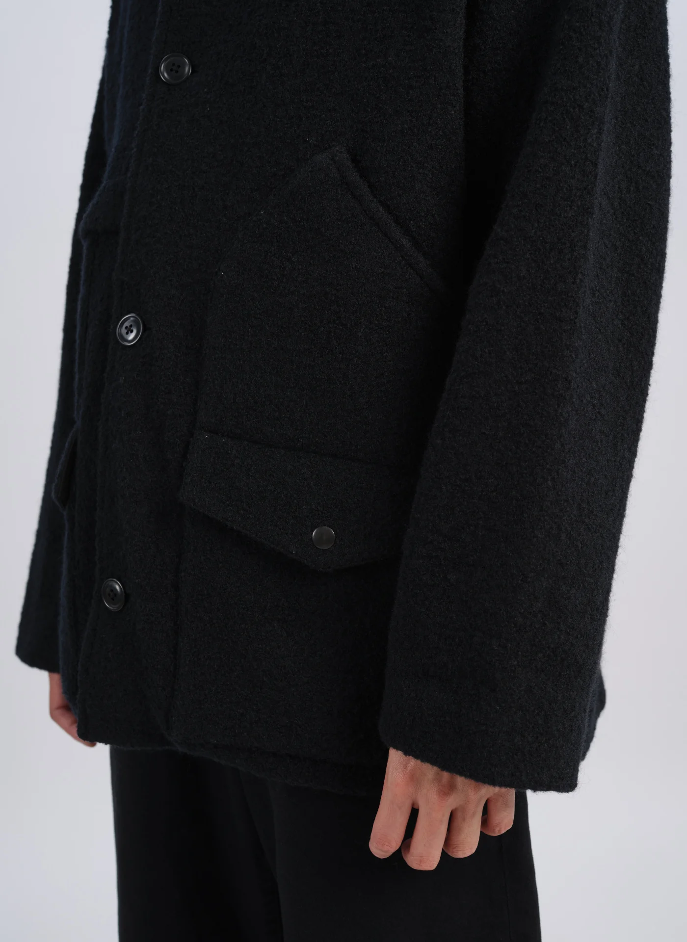 Boiled Wool Cruiser Jacket - Umamrii