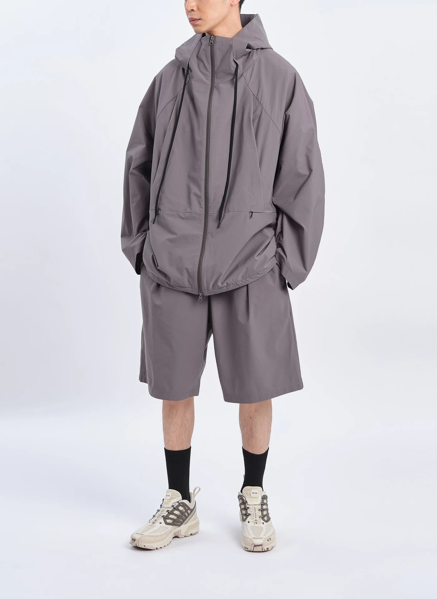 Light Weight Solotex Business Pack Hooded Jacket - Umamrii