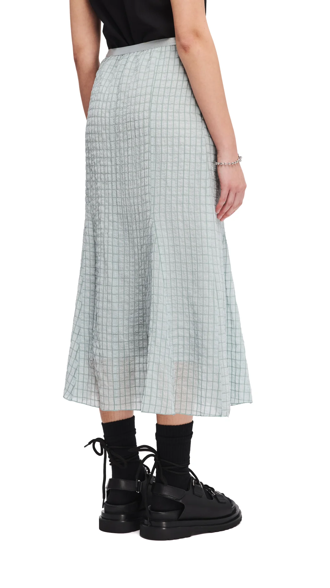 Wrinkle Chiffon Skirt - Umamrii