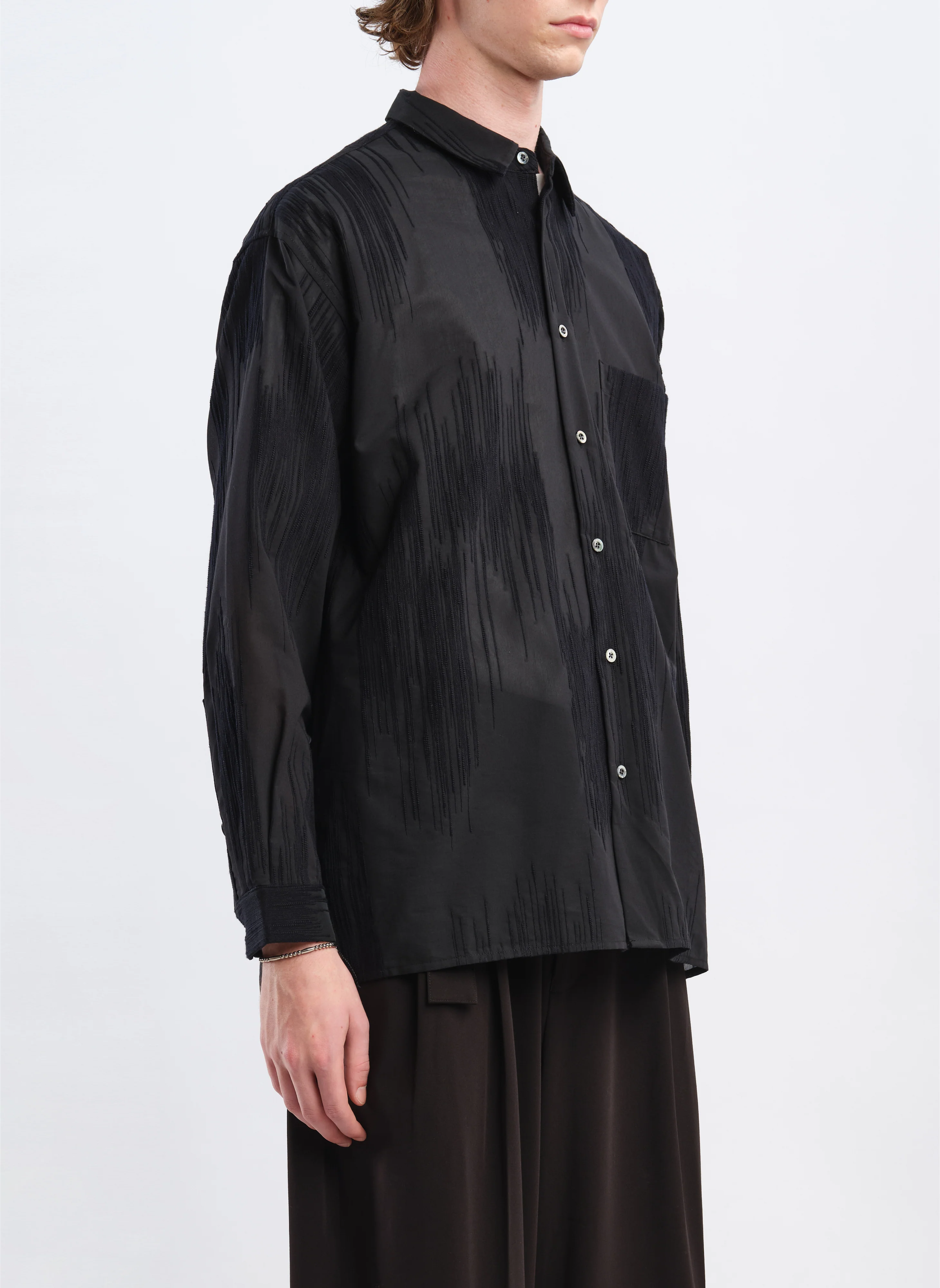 Cotton Embroidery Shirt Jacket - Umamrii