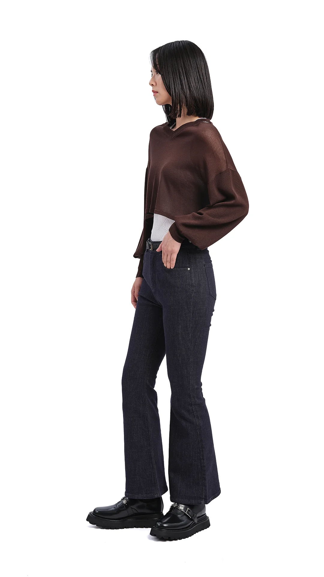 Cropped Sweater - Umamrii