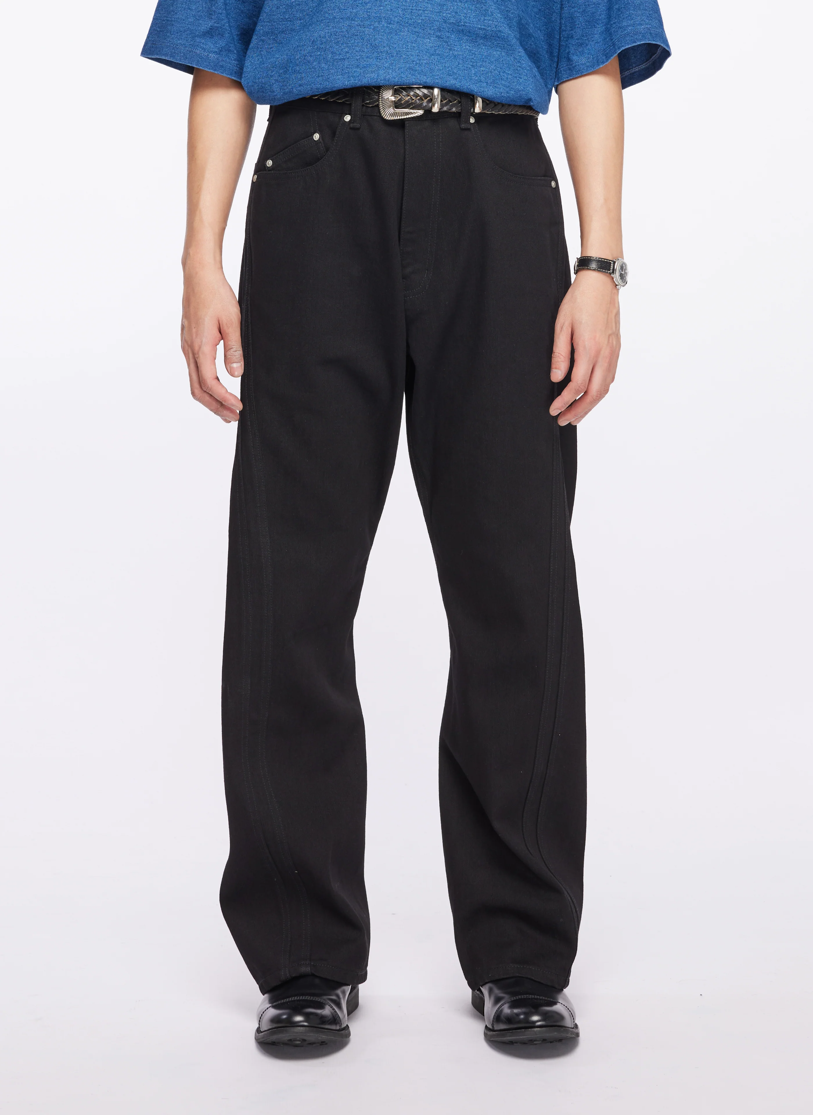 13oz Cotton Polyester Denim 3D Cut Jeans - Umamrii