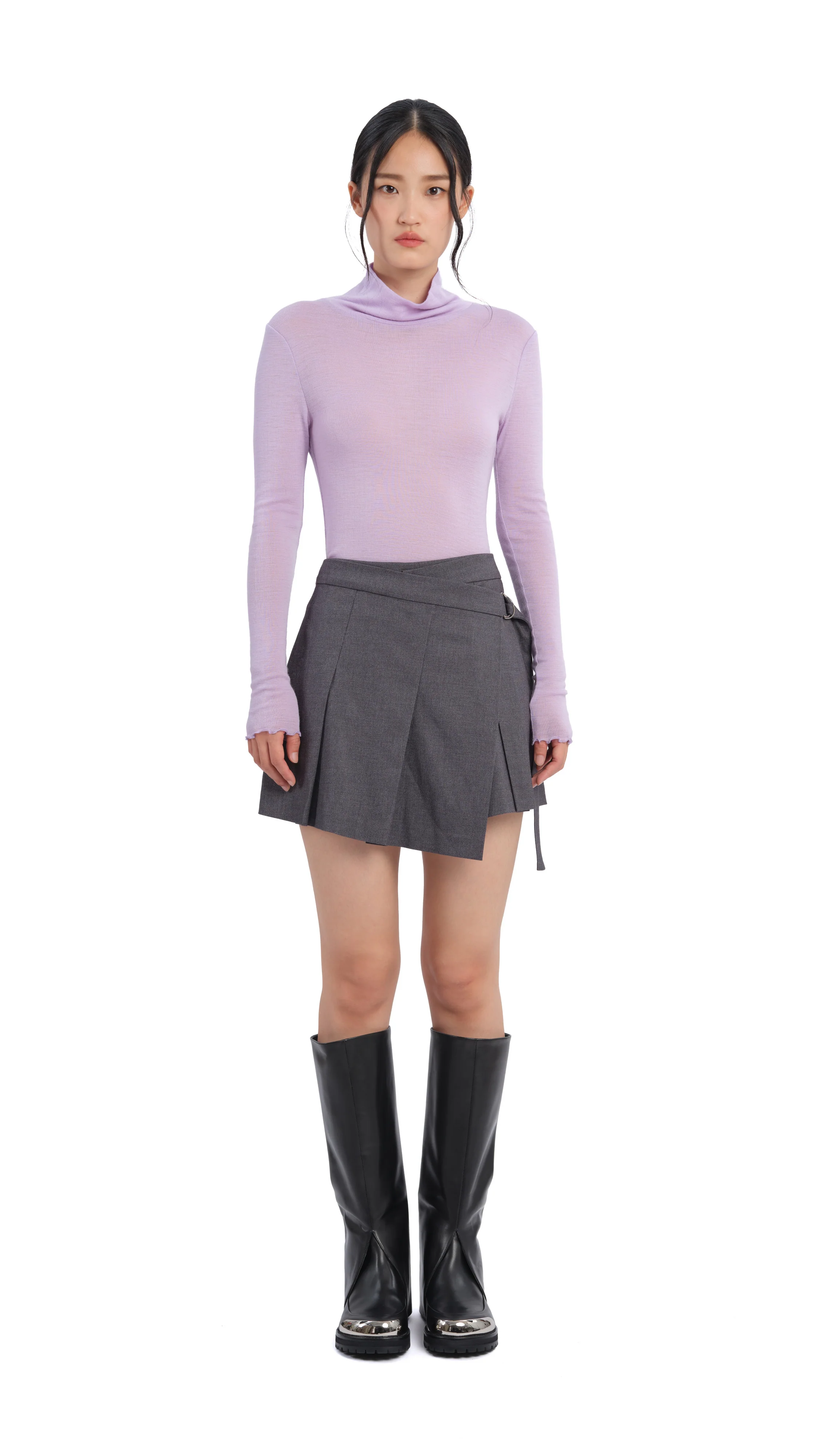 Pleated Wrap Shorts - Umamrii