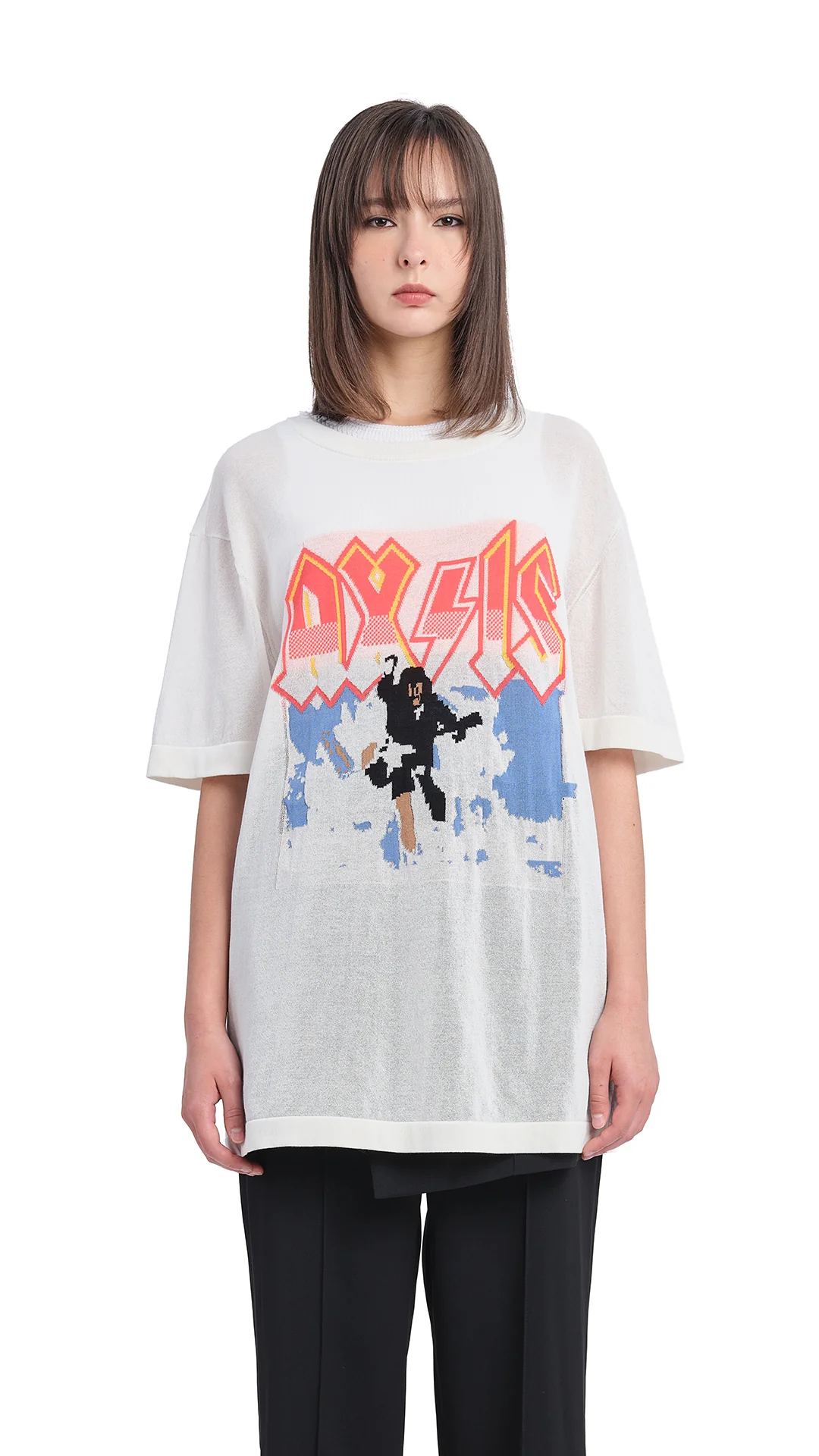 Knitted Band Tee - Umamrii