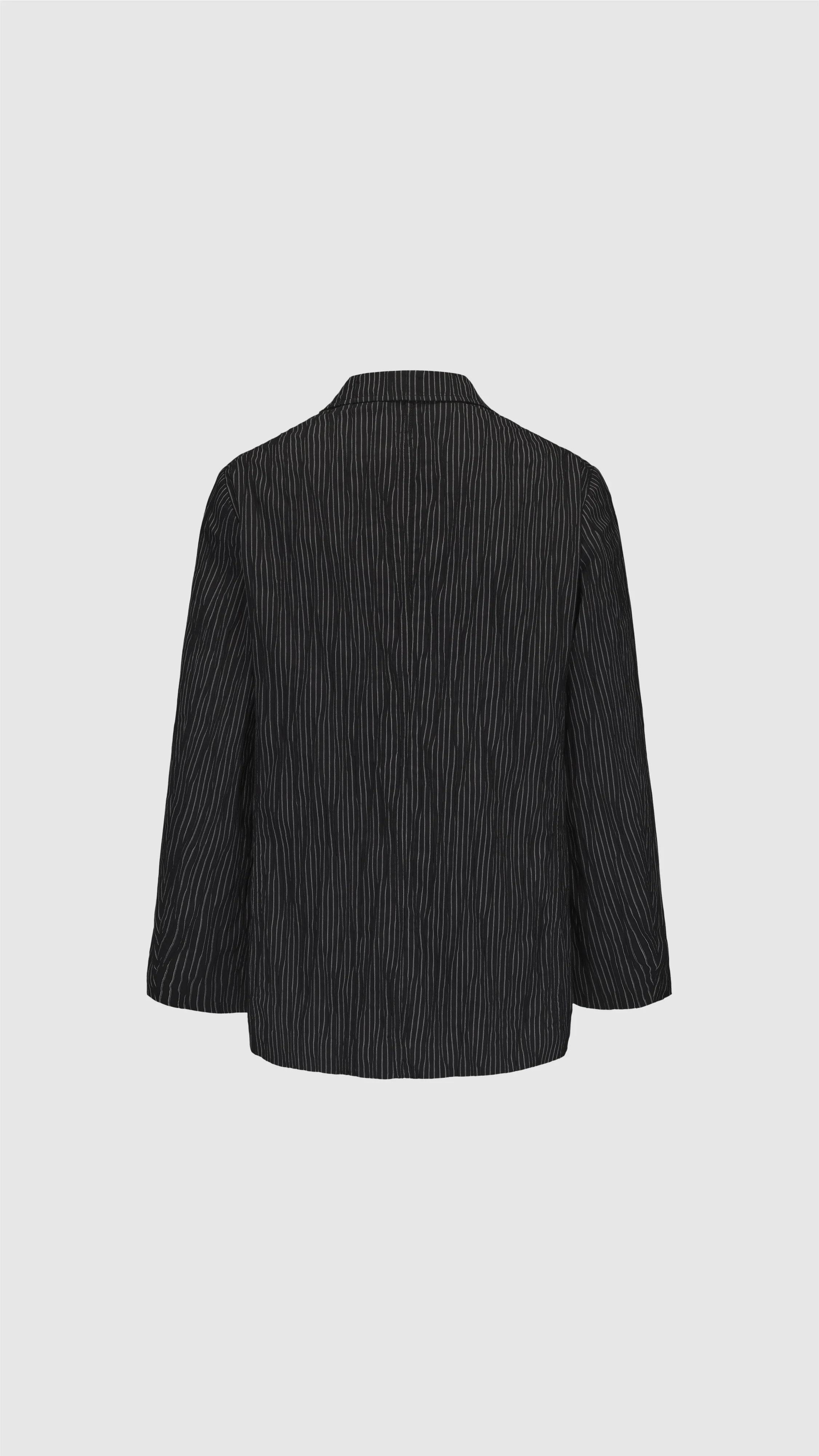 Distort Cotton Dobby Cloth Double Breasted Blazer - Umamrii