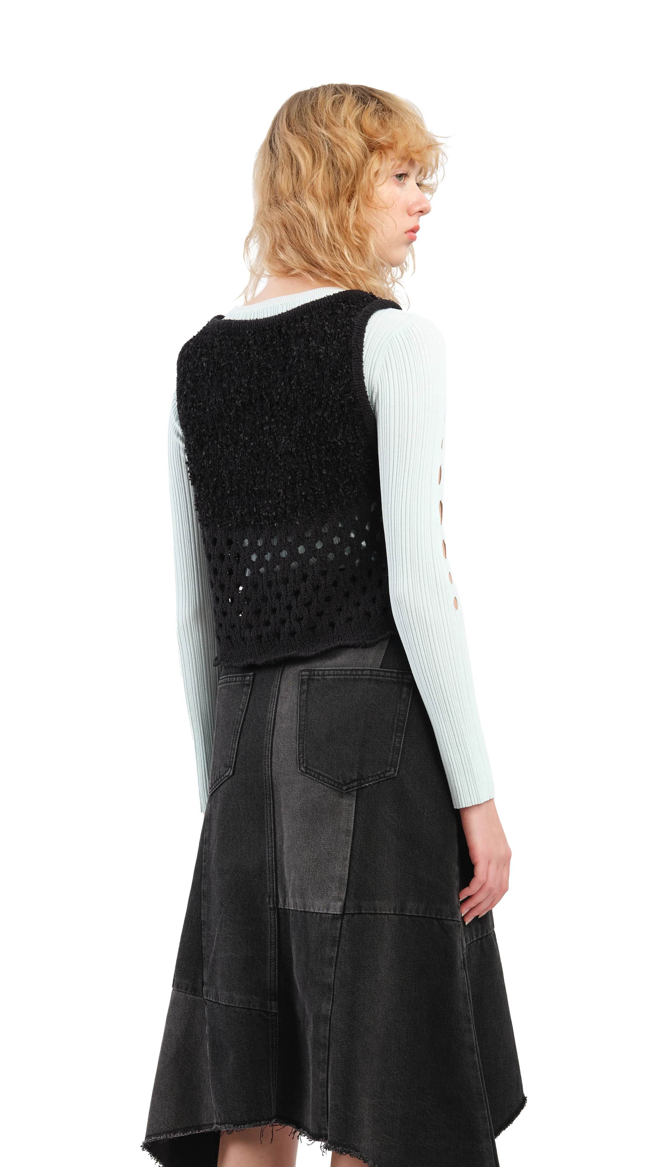 Fancy Knit Vest - Umamrii