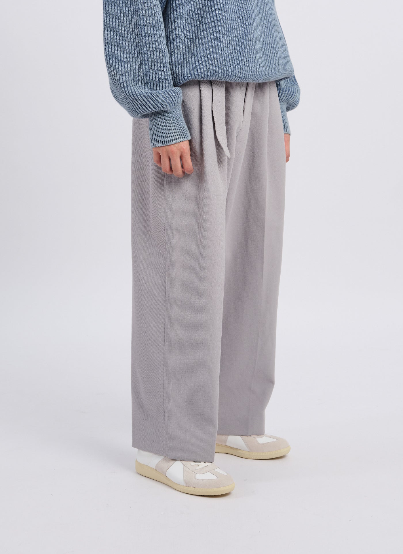 Solotex Garbardine (Work) Pleated WidePants (P-17) - Umamrii