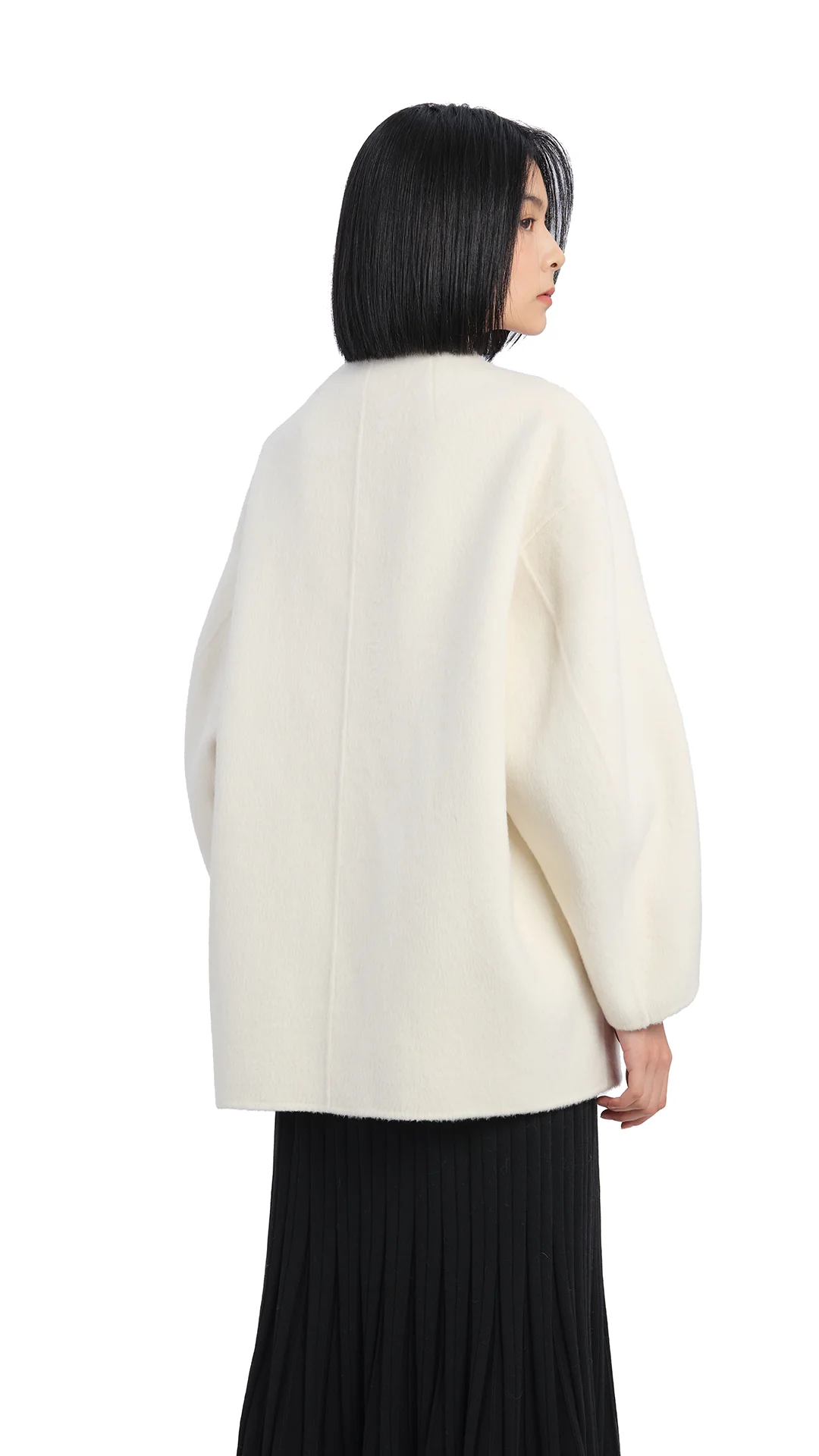 Melange Double Face Jacket - Umamrii