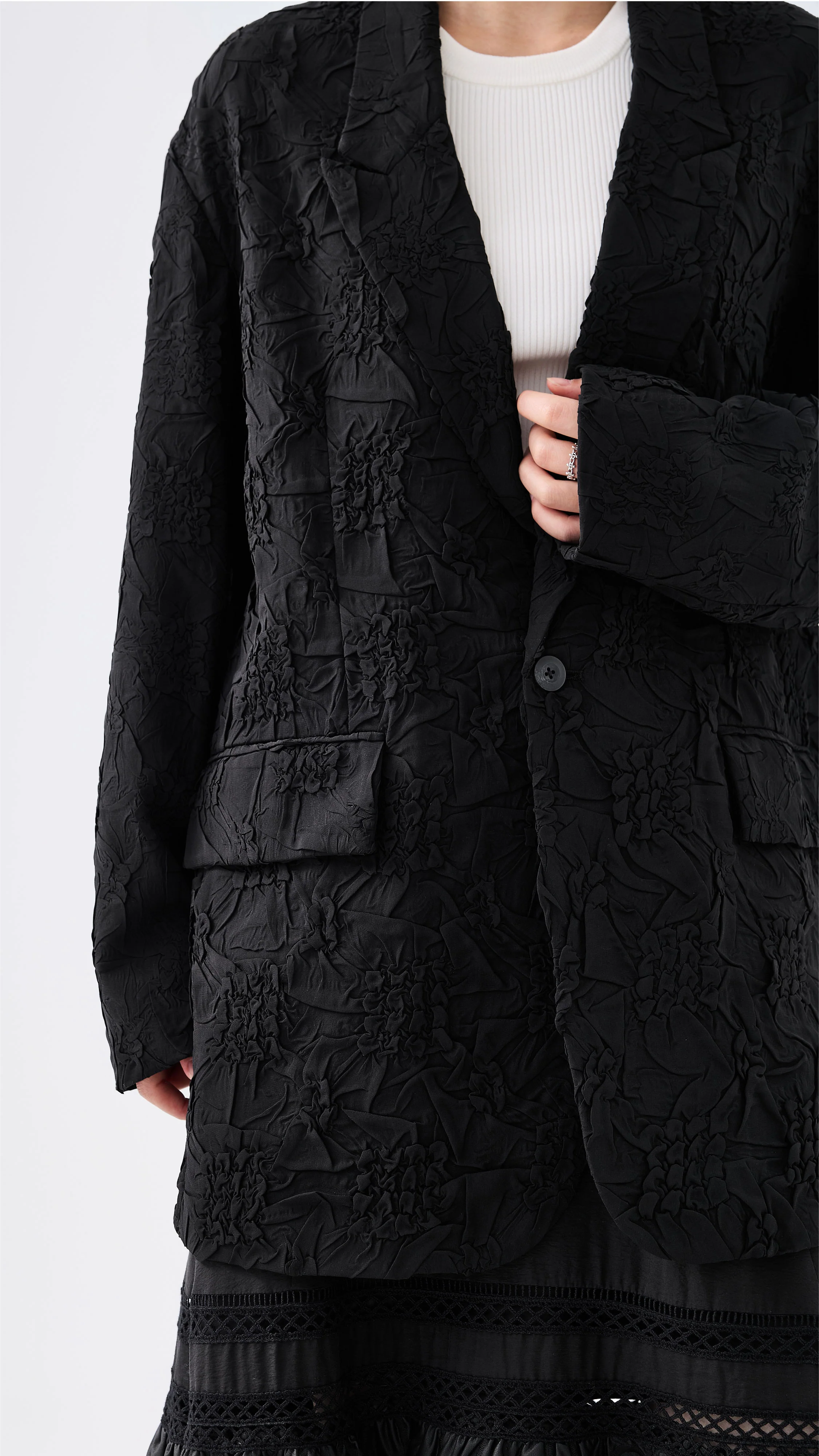 Texture Blazer - Umamrii