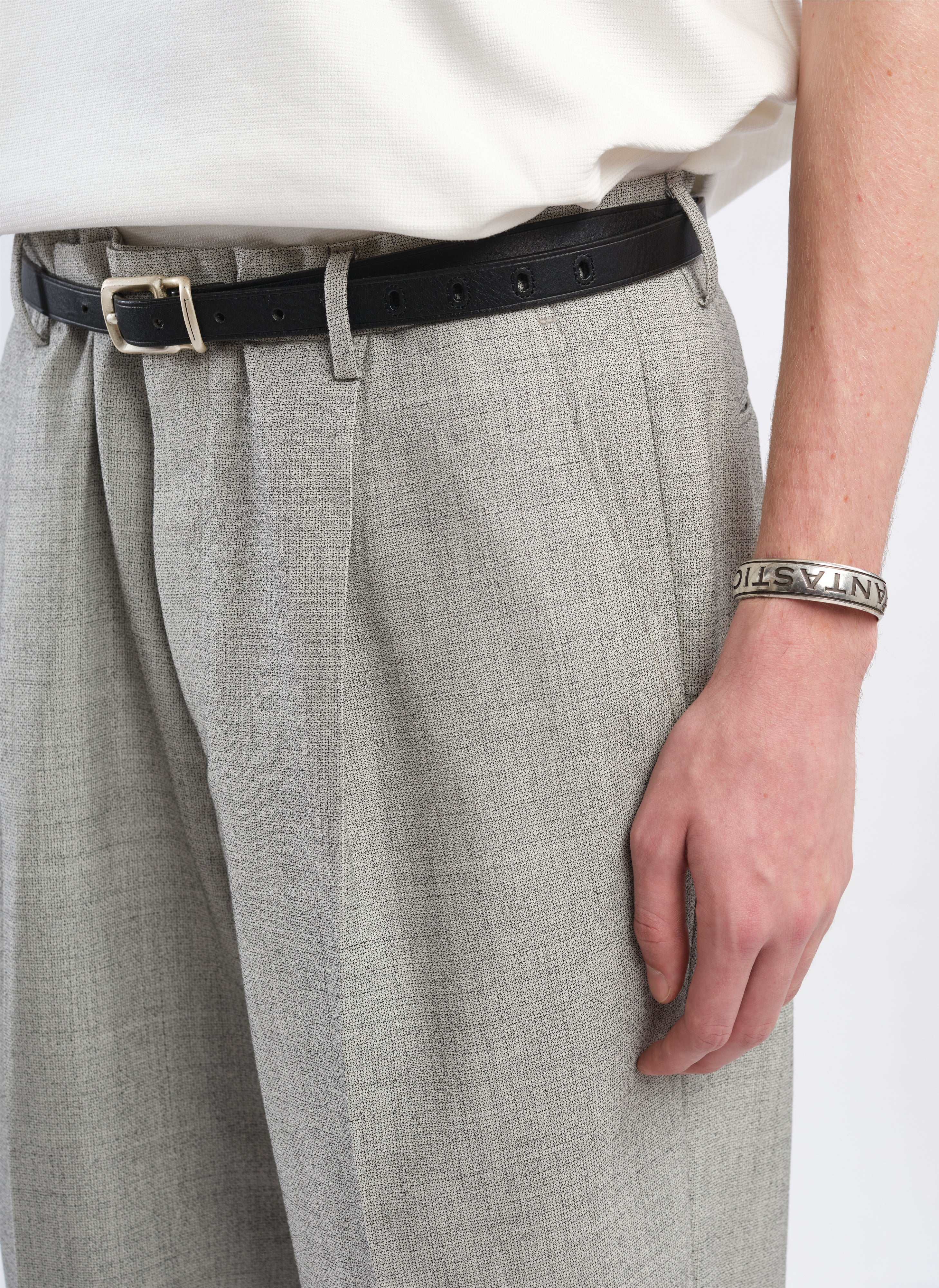 Marzotto Organic Wool Pleated Suit Pants - Umamrii