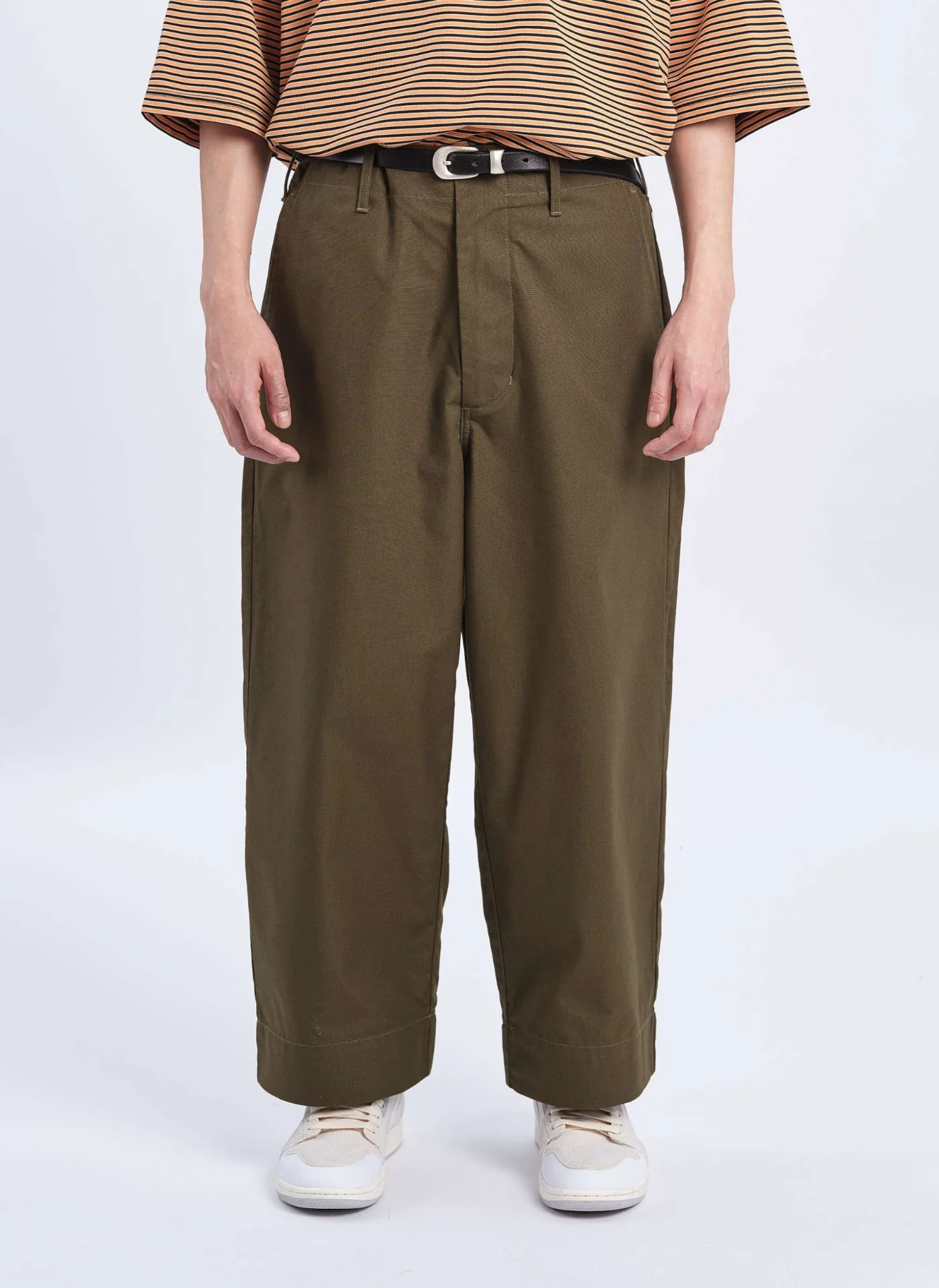 Cordura Canvas Worker Wide Tapered Pants - Umamrii