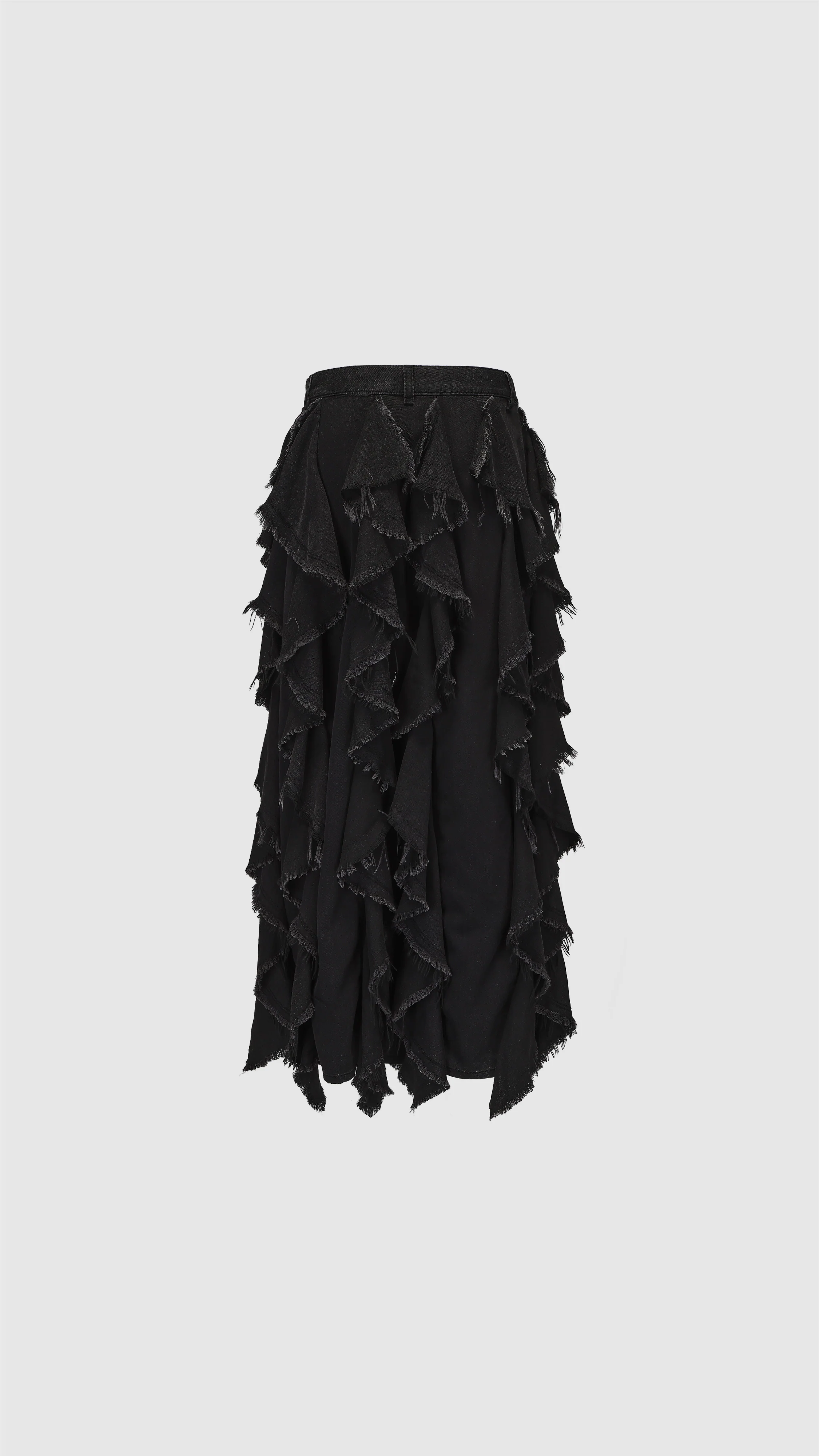 Ruffles Denim Skirt - Umamrii