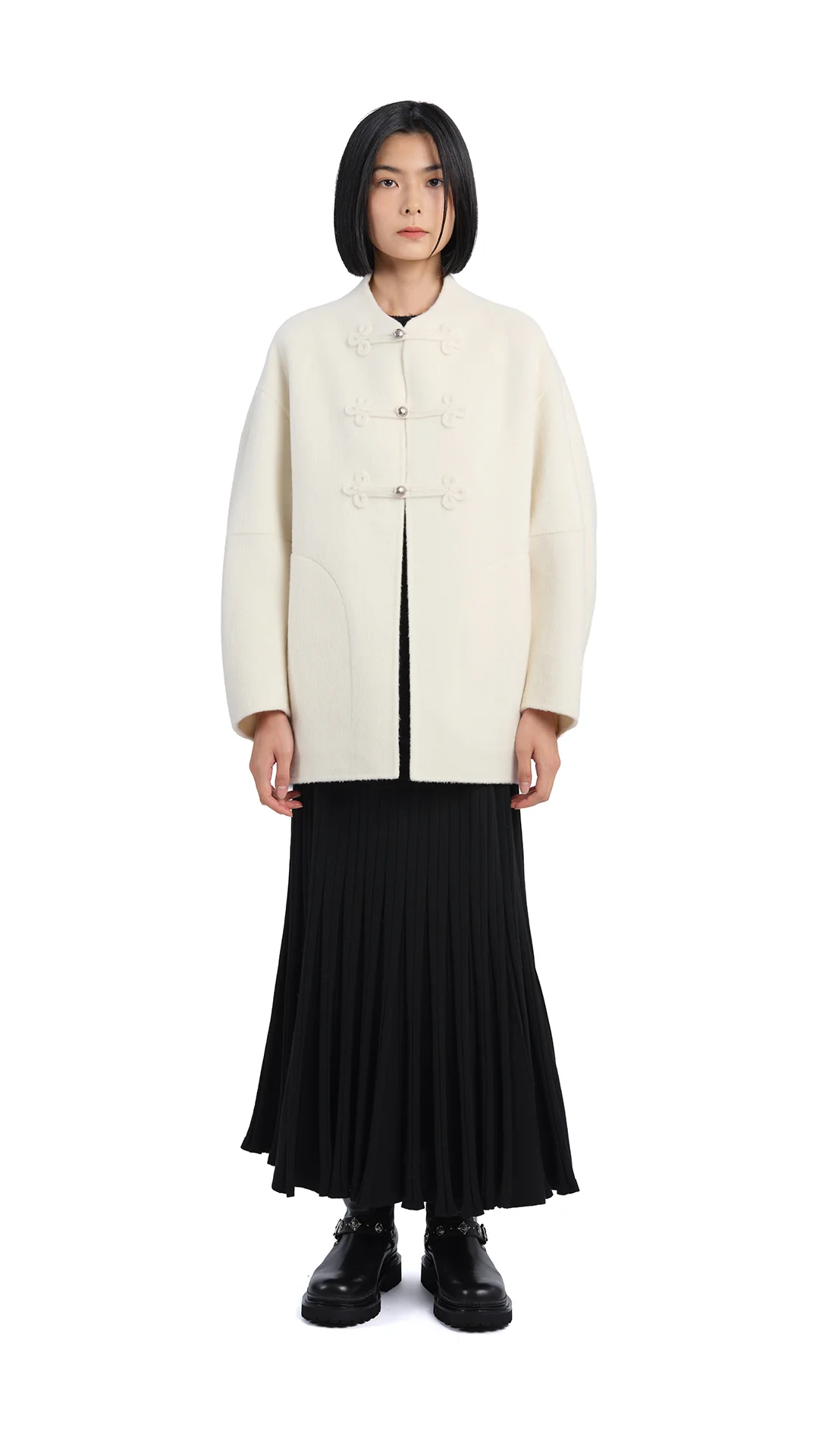 Melange Double Face Jacket - Umamrii