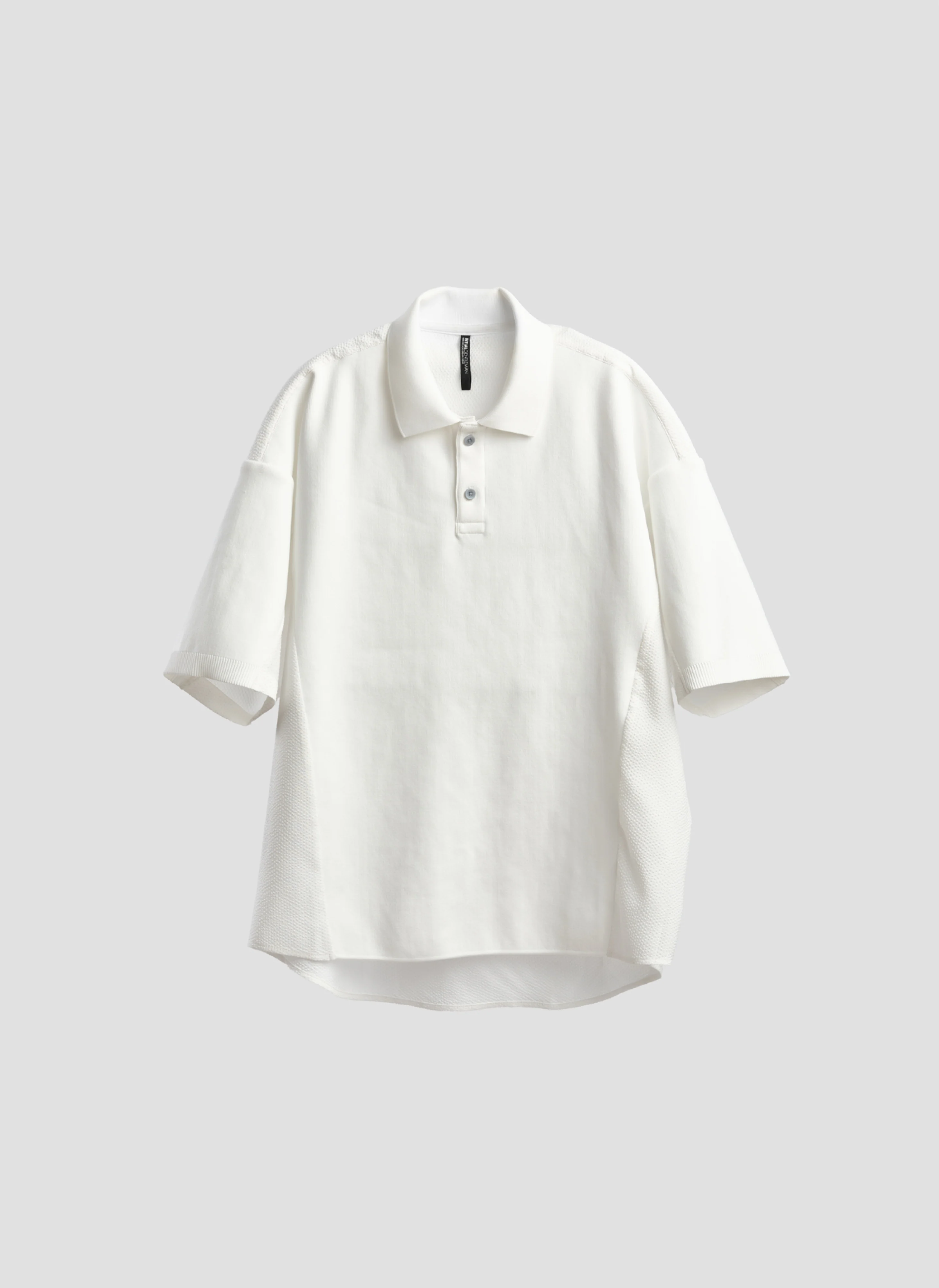Polyester Business Knit Blocking Polo - Umamrii