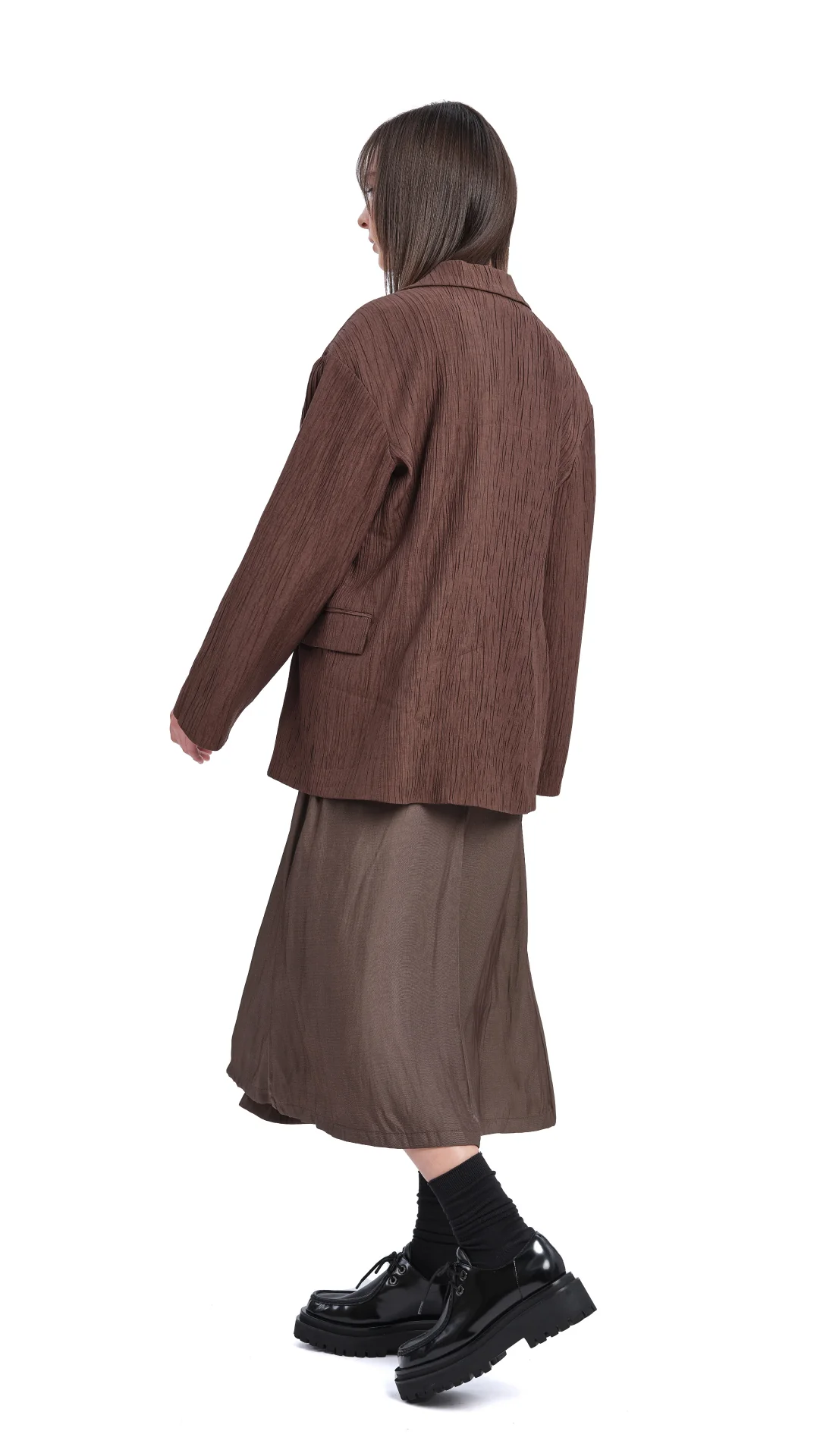 Single Breasted Slim Cut Blazer - Umamrii