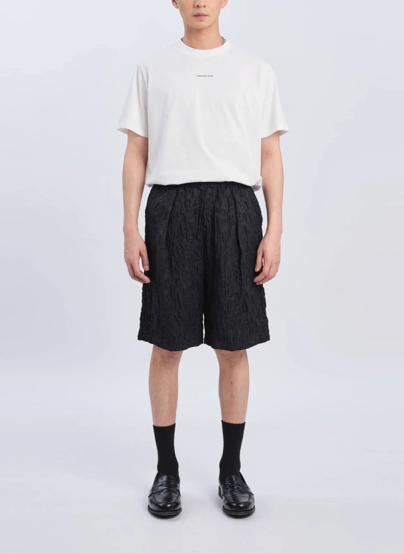 Nylon Embossed Shorts - Umamrii