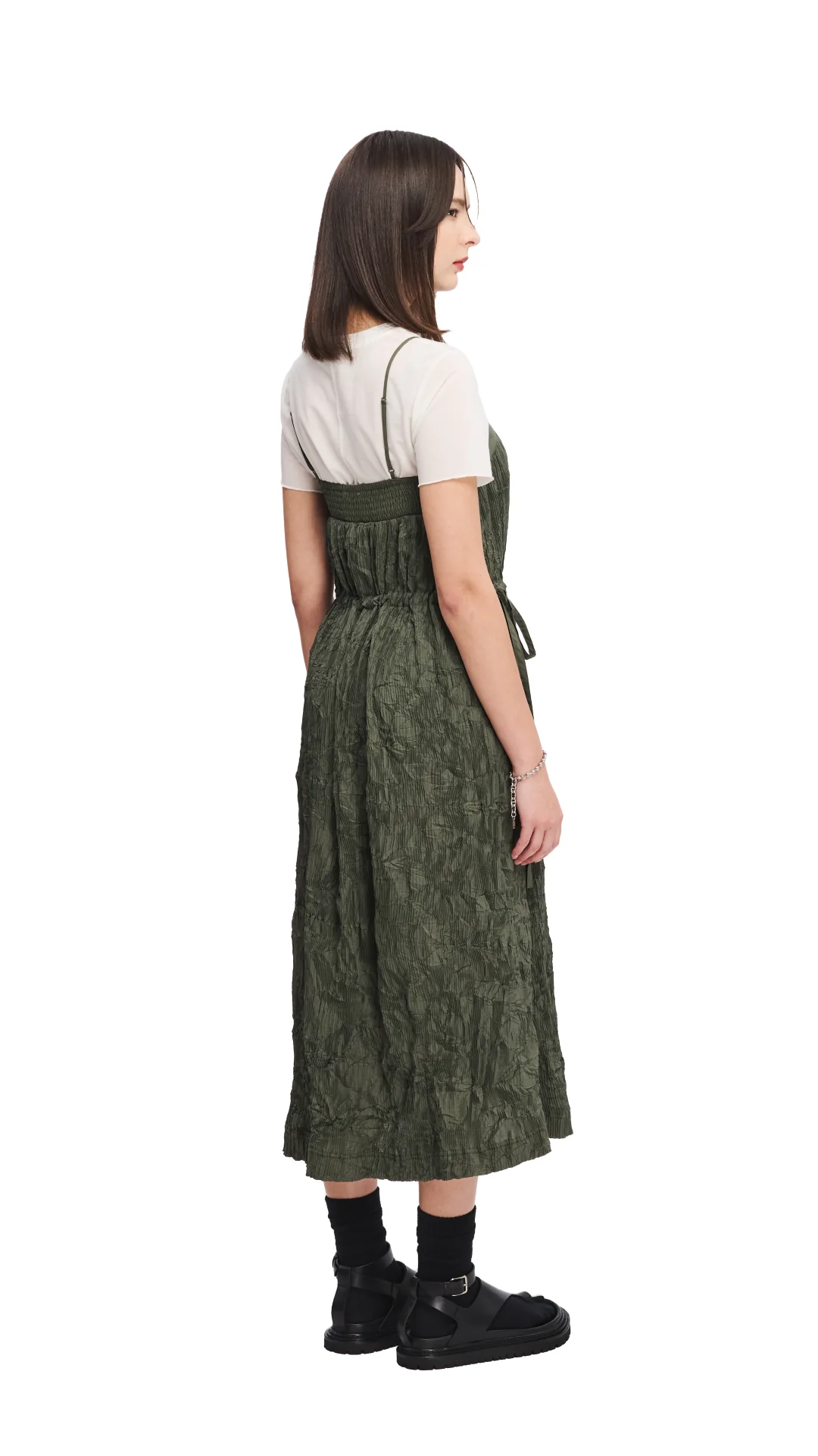Crinkle Pleat Dress - Umamrii