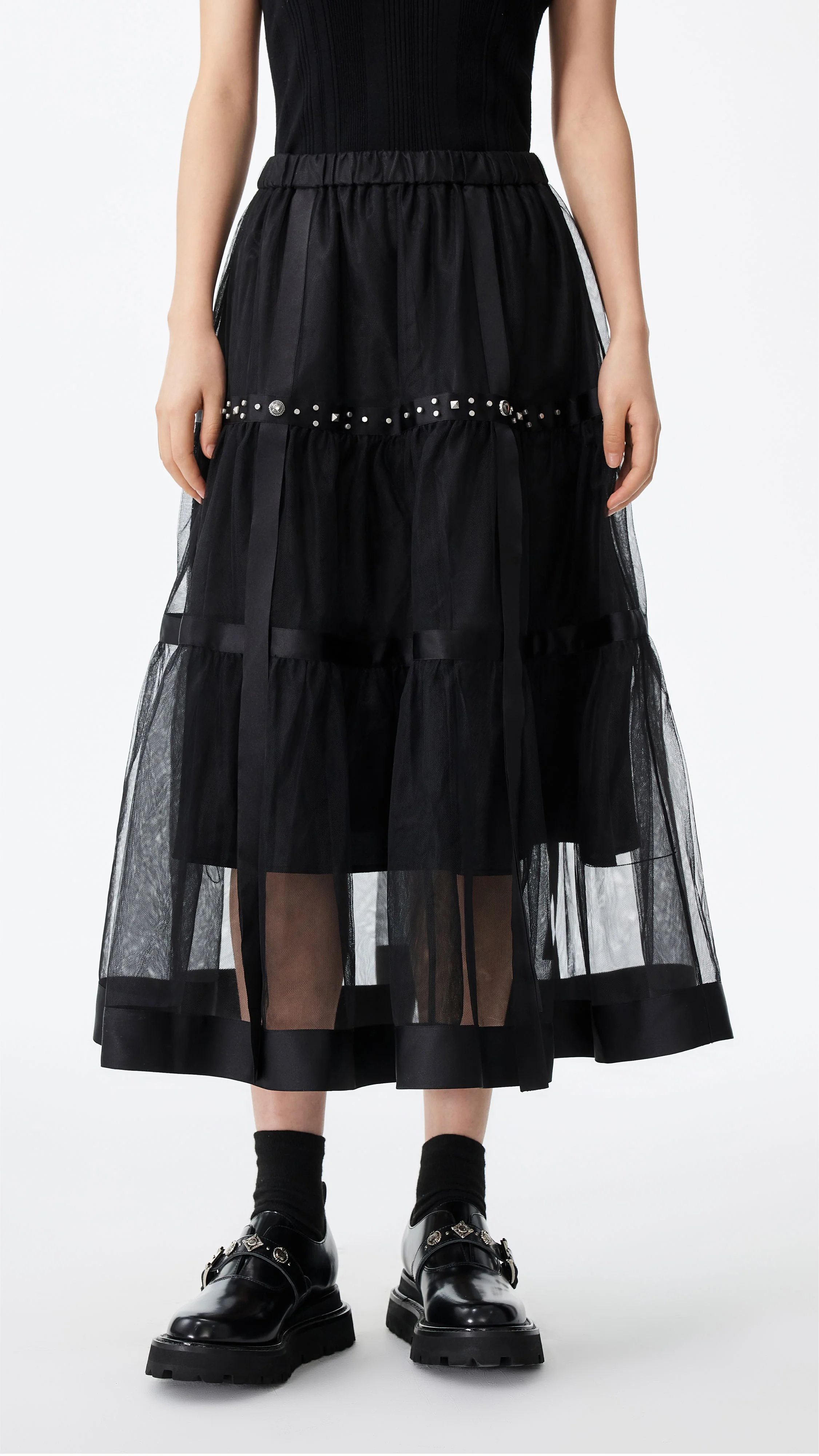 Tulle with Satin Skirt - Umamrii