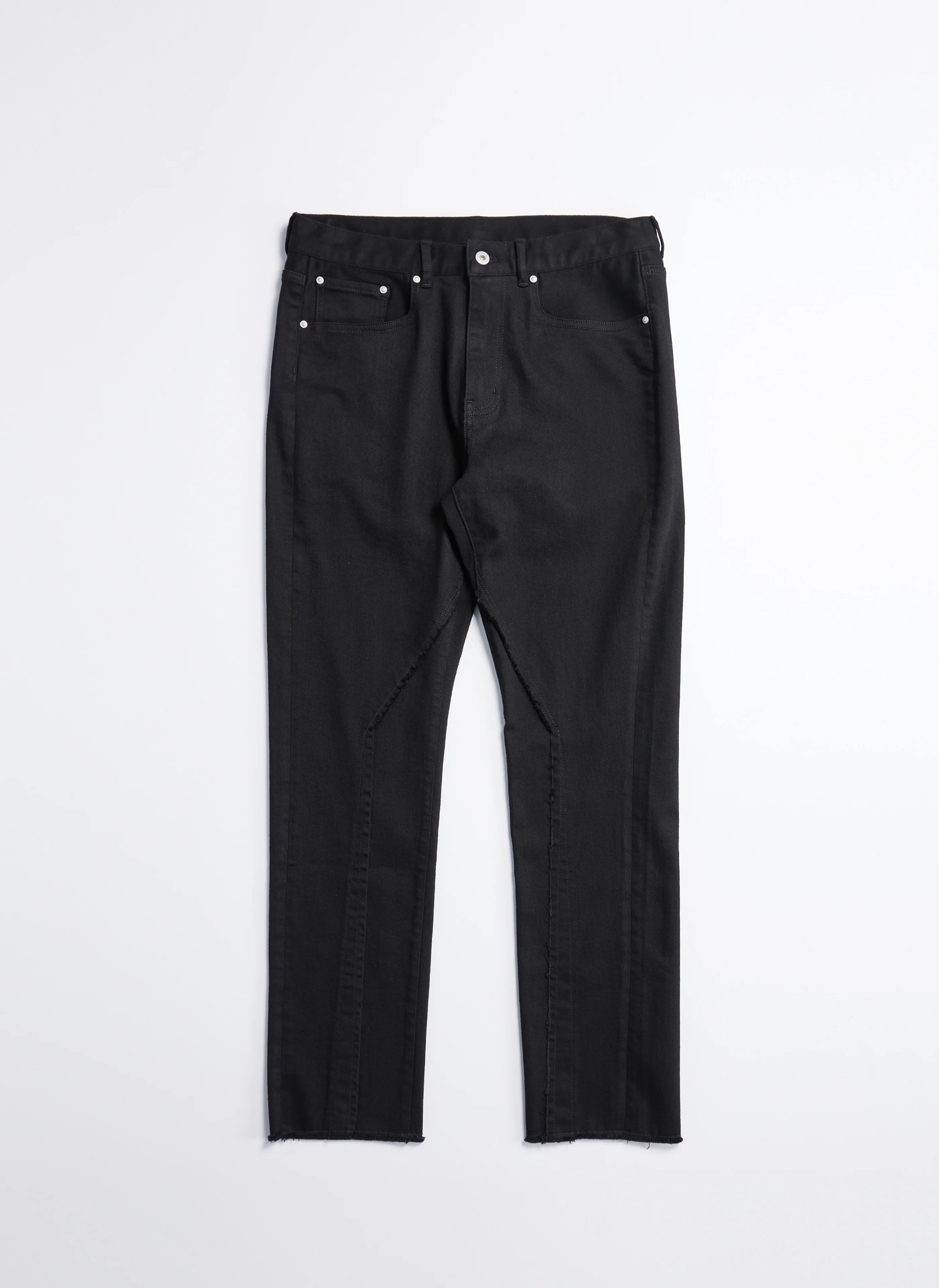 9.8oz Cotton Polyester Spandex Slit Jeans - Umamrii