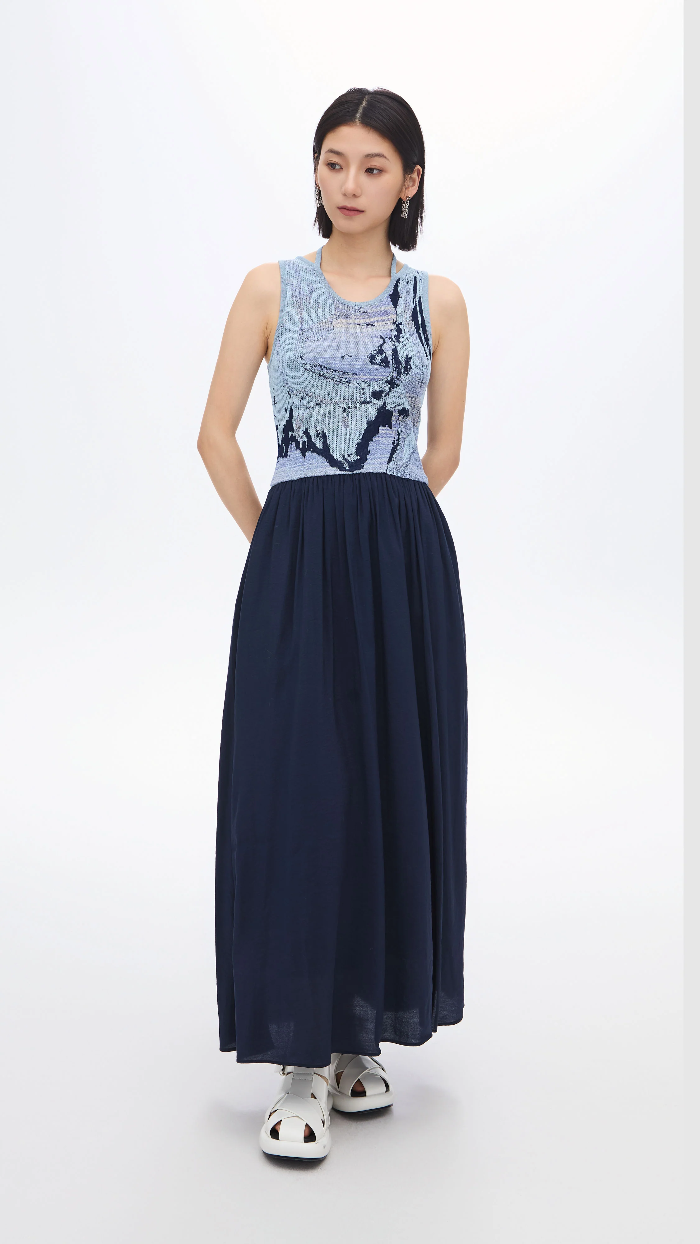 Jacquard 2 in 1 Dress - Umamrii